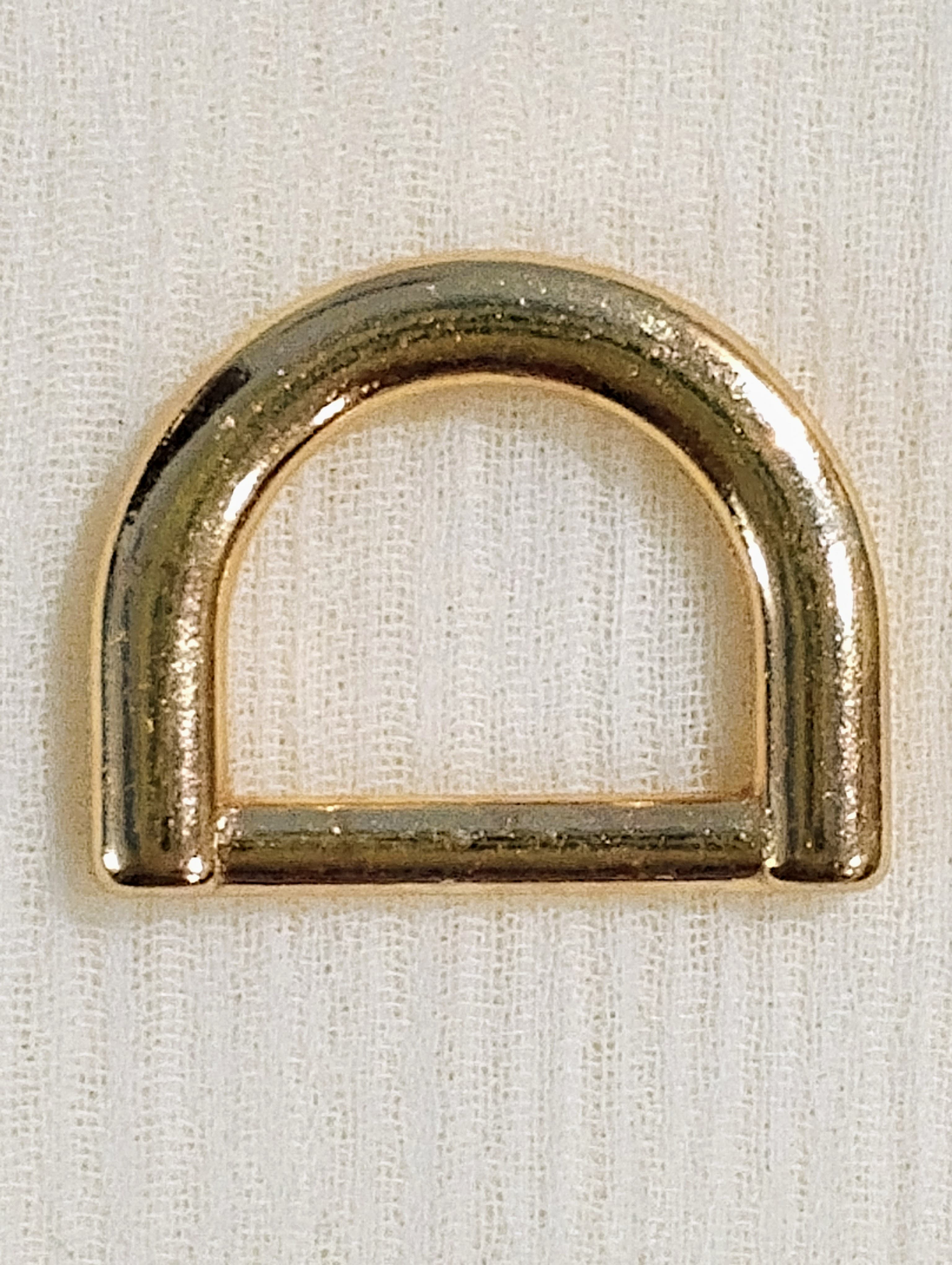 10,20pcs Gold D-Ring Buckle for Belts, Purses, Bags, and Crafting Jewelry | Sturdy Metal Ring for Straps & DIY Projects