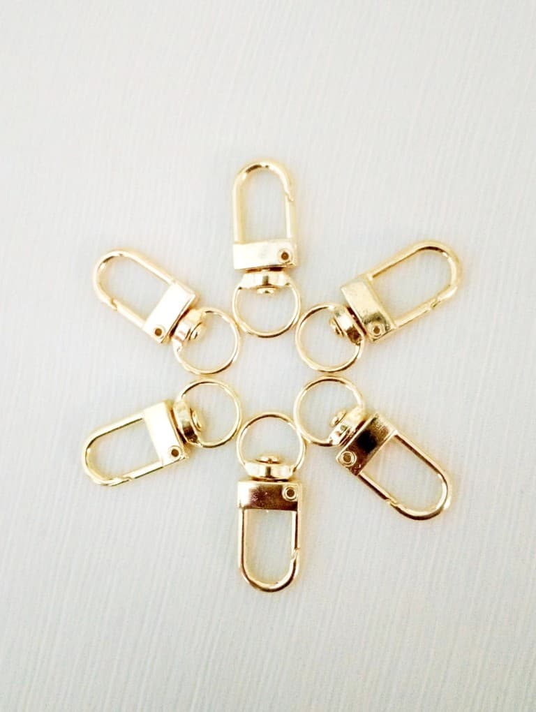 10 High Quality 41mm, 32mm Lock | Metal Swivel Lobster Clasp Hooks Snap Buckles for Bag Strap Keychain DIY Leather Craft Handbag Purse Belt Dog Collar Pet Leash Accessories Rotating Carabiner Clip Hook