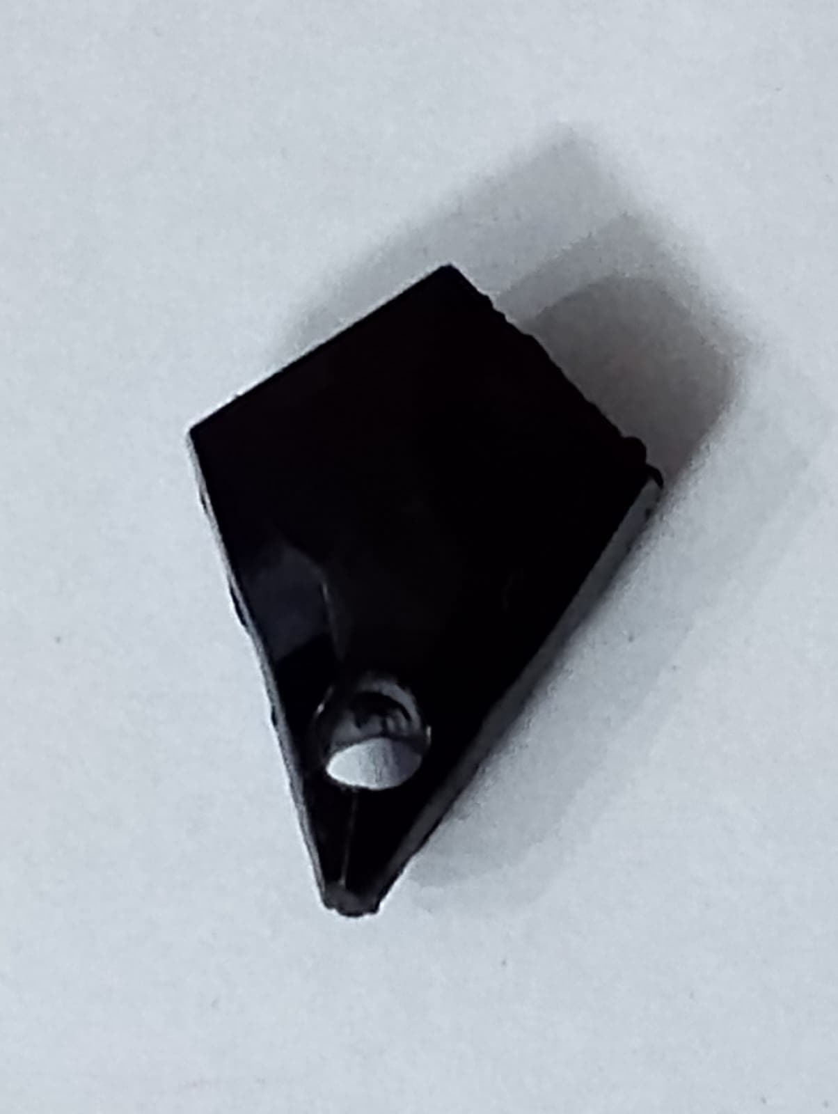 Black Rhombus Tussle (Latkan) Acrylic Beads - Pack of 40gms - Ideal for DIY Jewelry Making, Jewelry, and Dress Accessories.