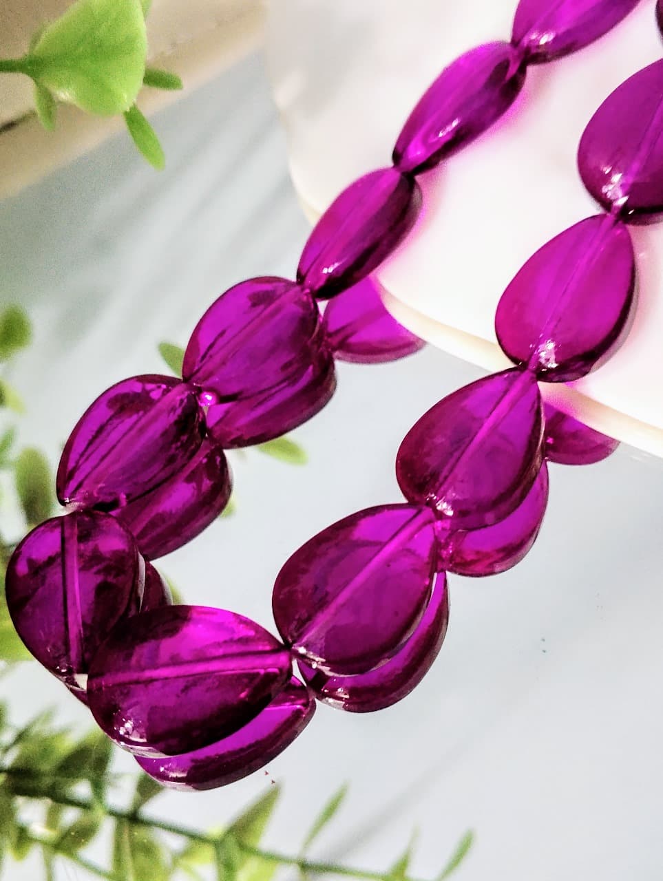 15 Glass Crystal Transparent Multicolor 18mm Droplet Beads for DIY, Jewelry Making, Crafting – 18mm Drop Shape Beads | 26 pcs Mix Set