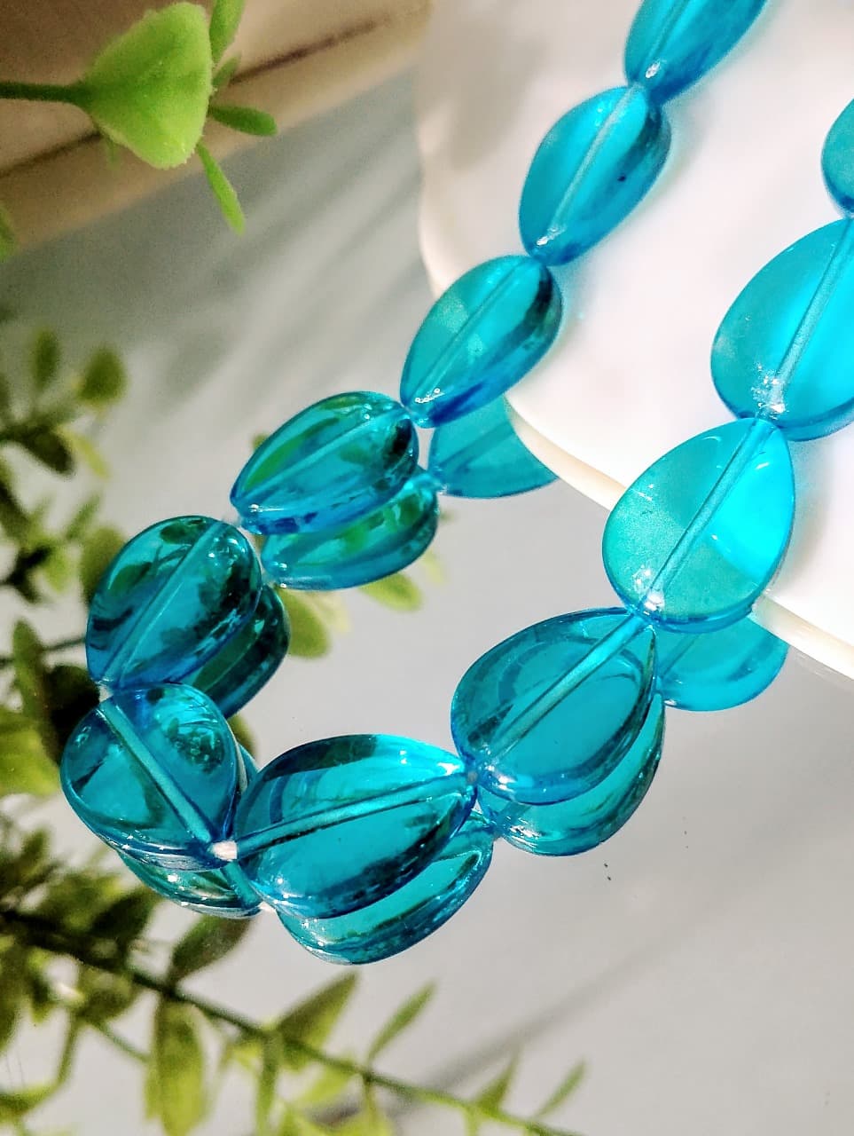 15 Glass Crystal Transparent Multicolor 18mm Droplet Beads for DIY, Jewelry Making, Crafting – 18mm Drop Shape Beads | 26 pcs Mix Set