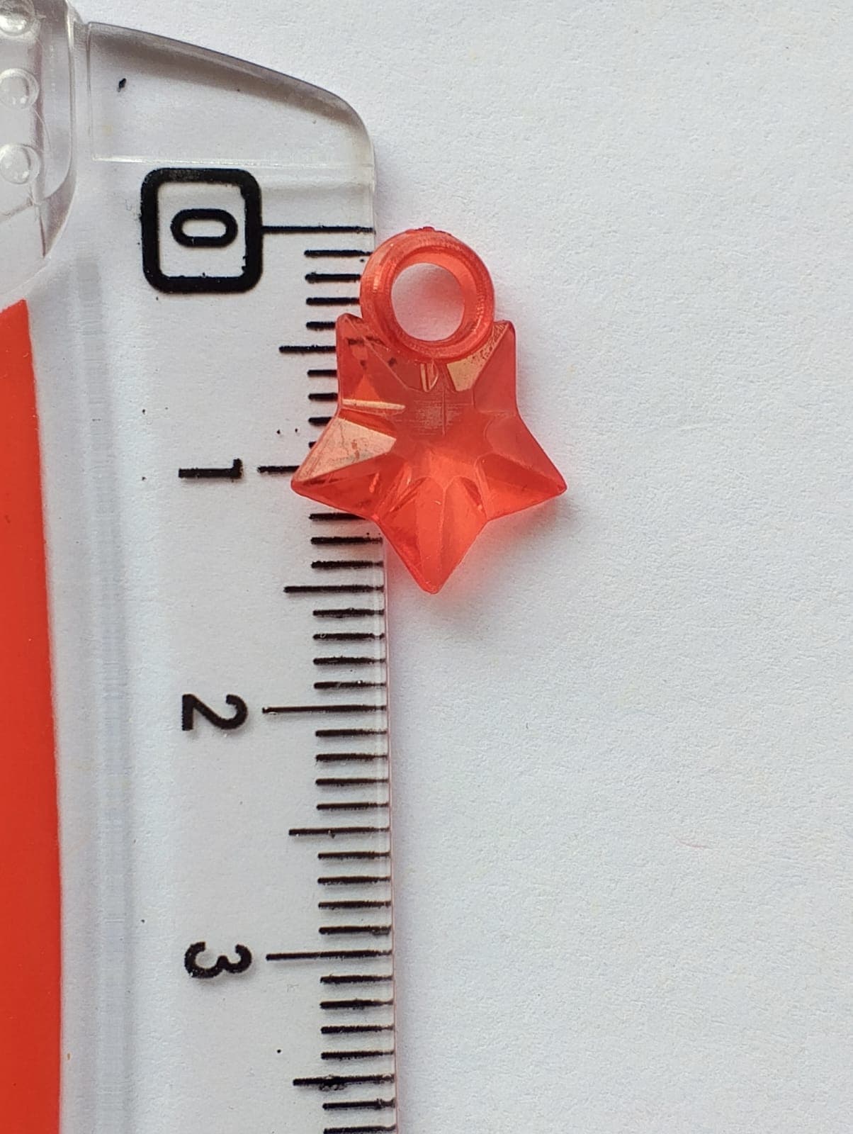 Beads for DIY Crafts. Red Flower Tussle (Latkan) Acrylic Beads. Pack of 40gms Beads, For DIY Jewelry Making, Jewelry, And Dress Accessories.