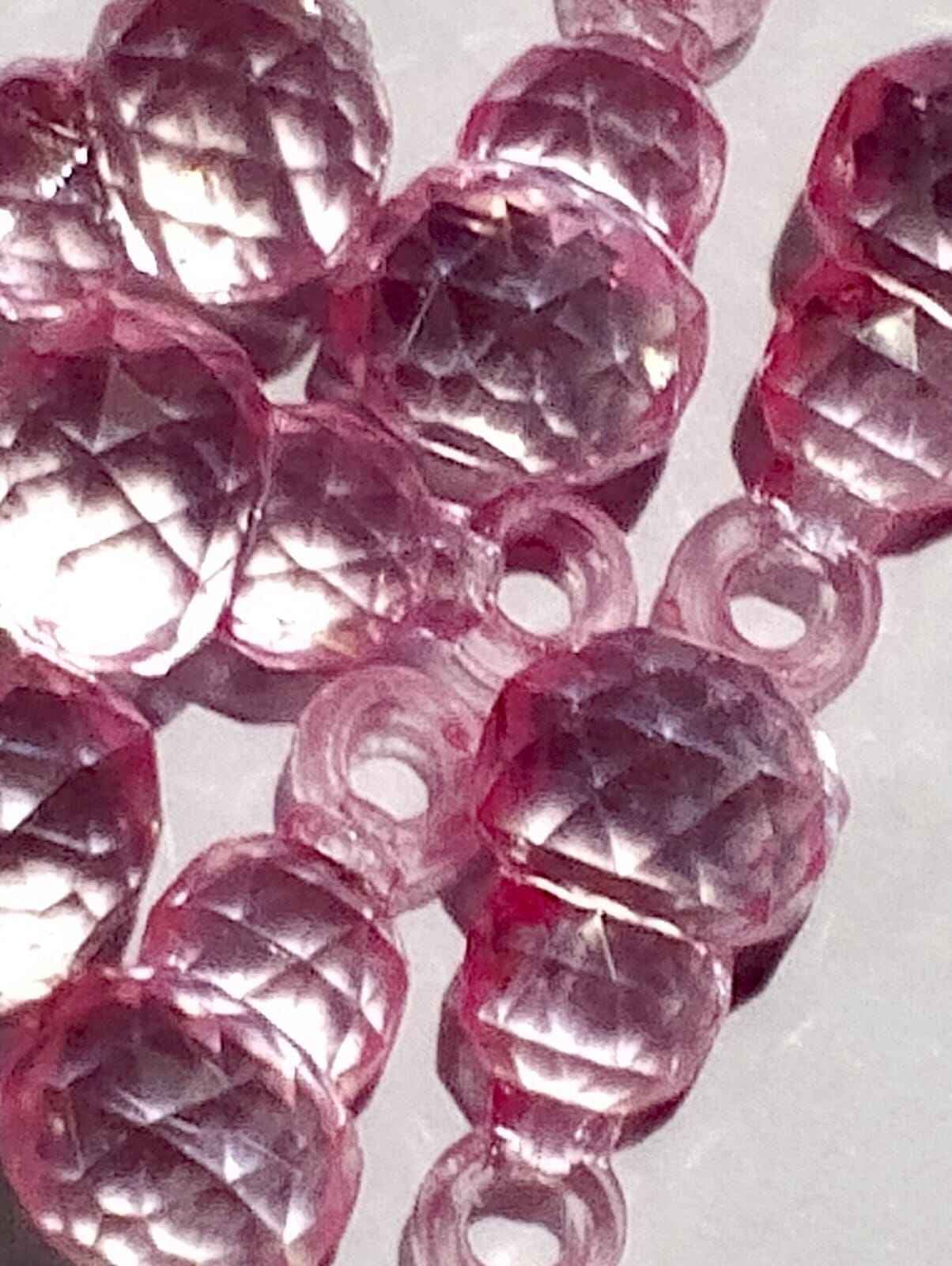 Beads for DIY Crafts. White, Yellow, Pink, and Orange Drop Tussle (Latkan) Acrylic Beads. Pack of 40gms Beads, For DIY Jewelry Making, Jewelry, And Dress Accessories.