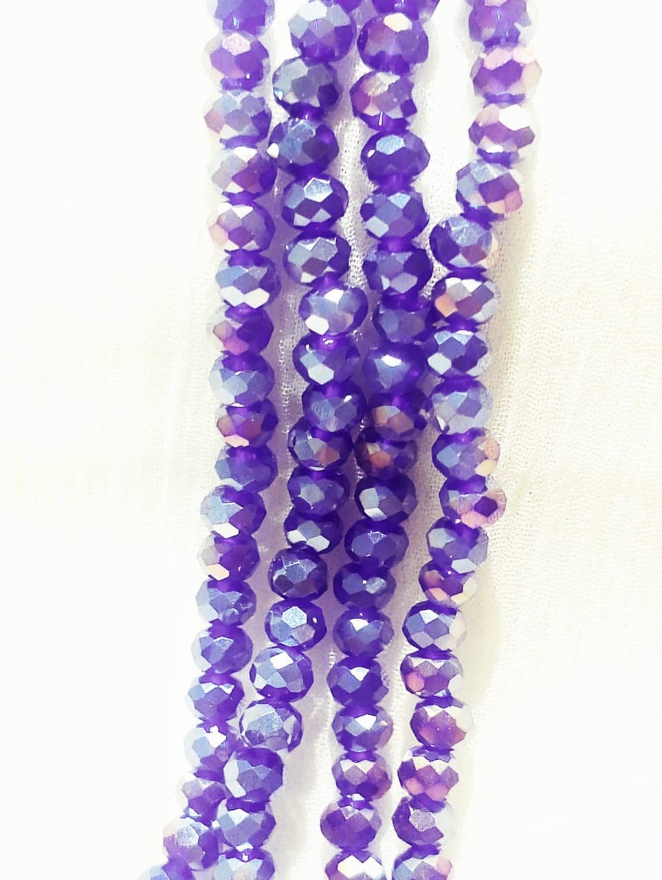 4mm Round Faceted Beads for DIY Crafts. Multicolor Acrylic Crystal Beads. 4 Strings | DIY Jewelry Making, Jewelry, Dress Accessories, Crafts, and Home Décor.
