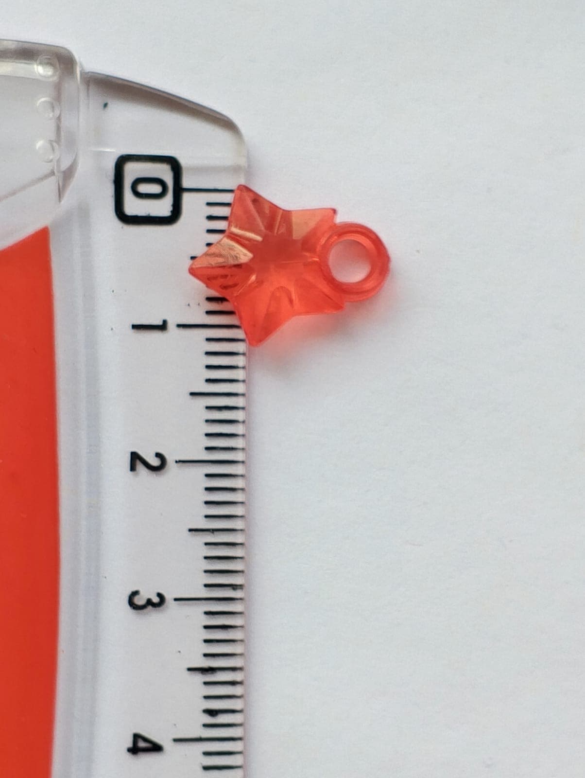 Beads for DIY Crafts. Red Flower Tussle (Latkan) Acrylic Beads. Pack of 40gms Beads, For DIY Jewelry Making, Jewelry, And Dress Accessories.