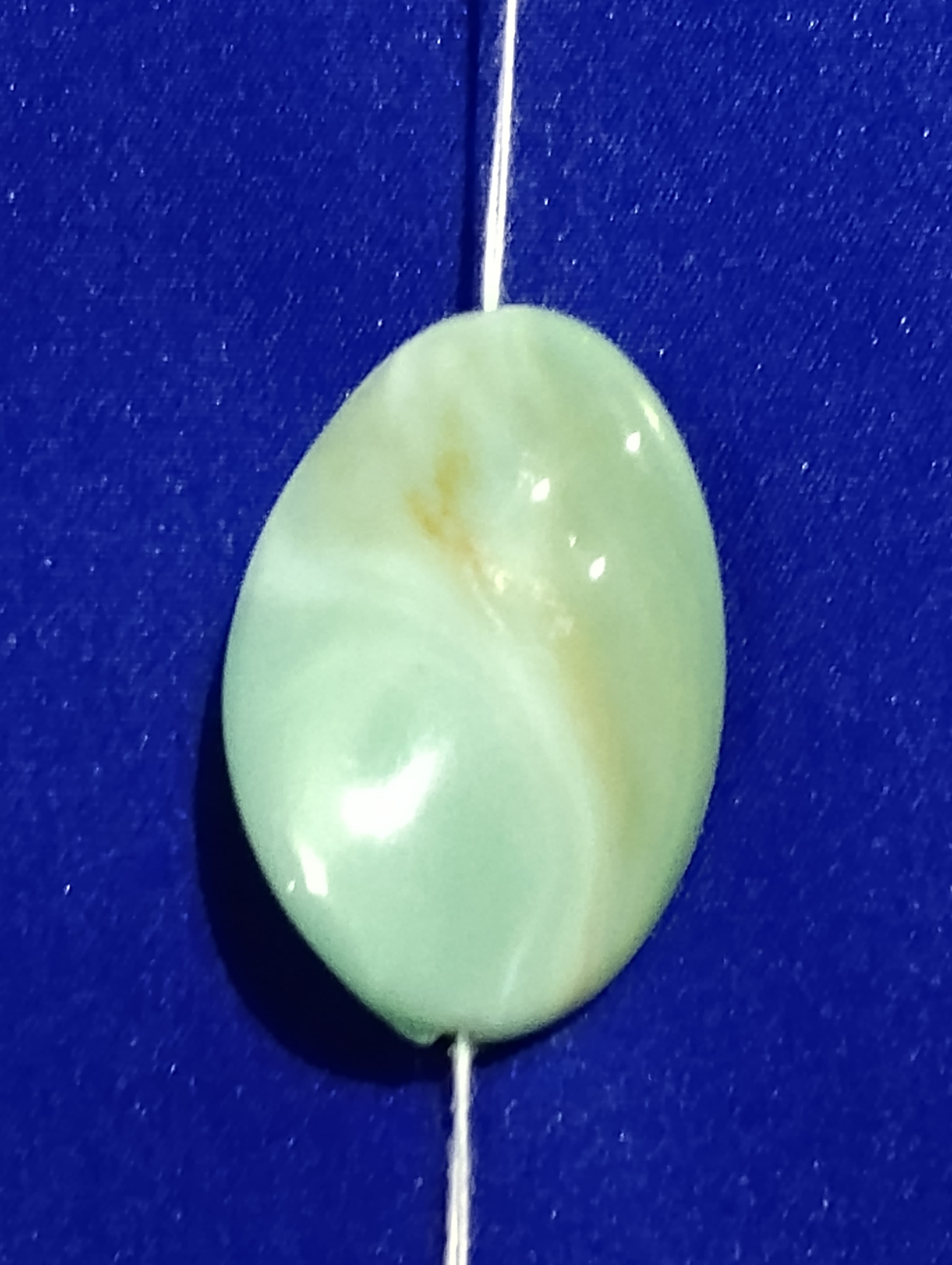 Pack of 40 gms Green Marble Curved Oval Acrylic Plastic Beads. Versatile for DIY Jewelry, Craft Projects, Dress Accessories, Home Decorative Ideas.