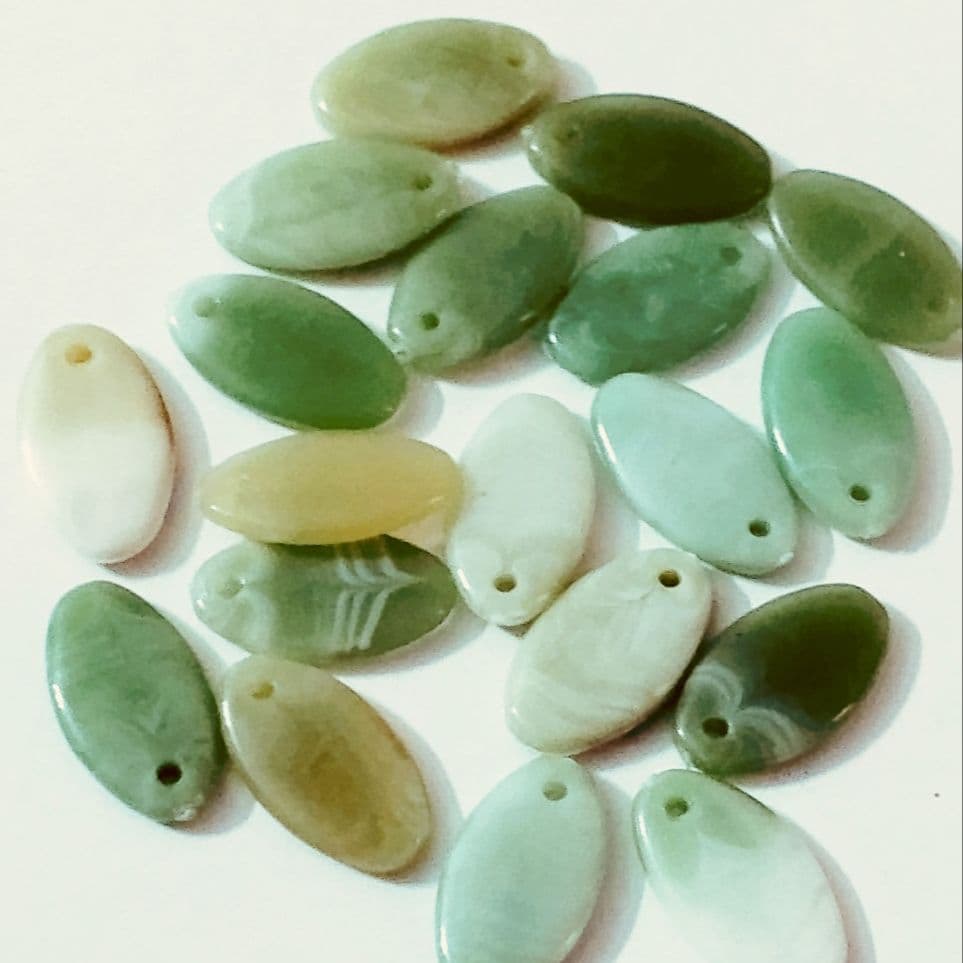 Green Marble Tussle Chips Plastic Beads. 40gms Beads, Stunning Beads For DIY Jewelry Making, Jewelry, Dress Accessories, Crafts, and Home Décor