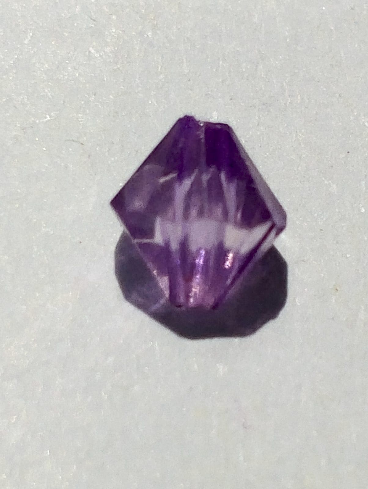 Pack of 40gms Beads of 6mm. Purple Cut Dana Acrylic Beads For DIY Jewelry Making, Jewelry, DIY, Dresses And Crafting Accessories.