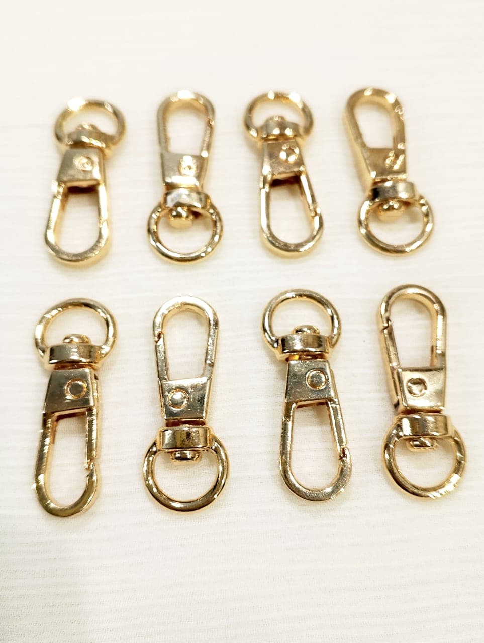 10 High Quality 32mm Metal Swivel Lobster Clasp Hooks Snap Buckles for Bag Strap Keychain DIY Leather Craft Handbag Purse Belt Dog Collar Pet Leash Accessories Rotating Carabiner Clip Hook
