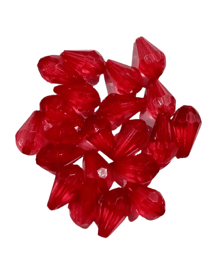 40g Green/Dark Yellow/Shocking Pink Acrylic Crystal Beads for DIY Jewelry Making, Elegant Fashion Accessories
