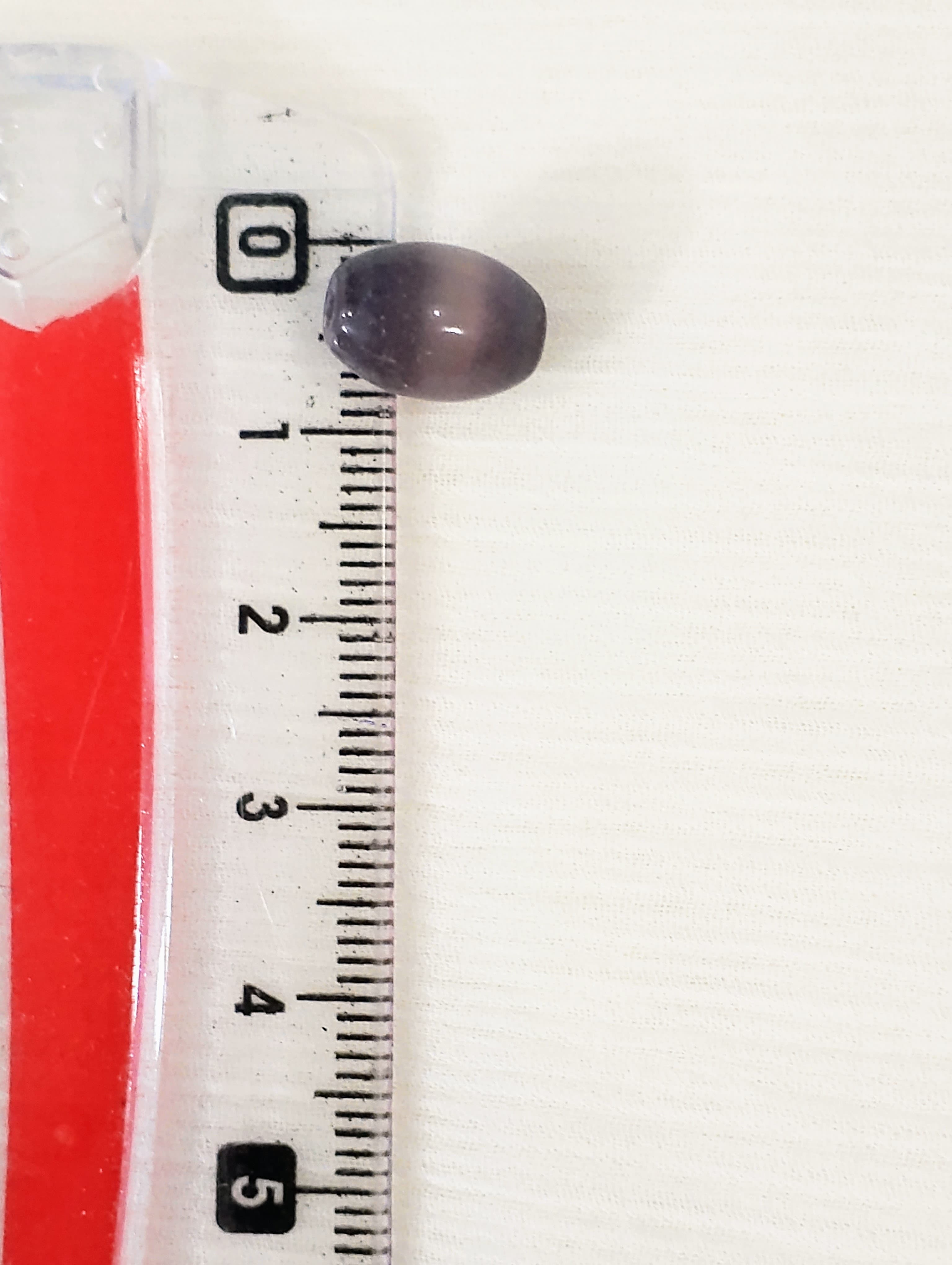 40gms Smoky Purple Cat's Eye Oval Beads, 11mm, for Jewelry Making and DIY Crafts