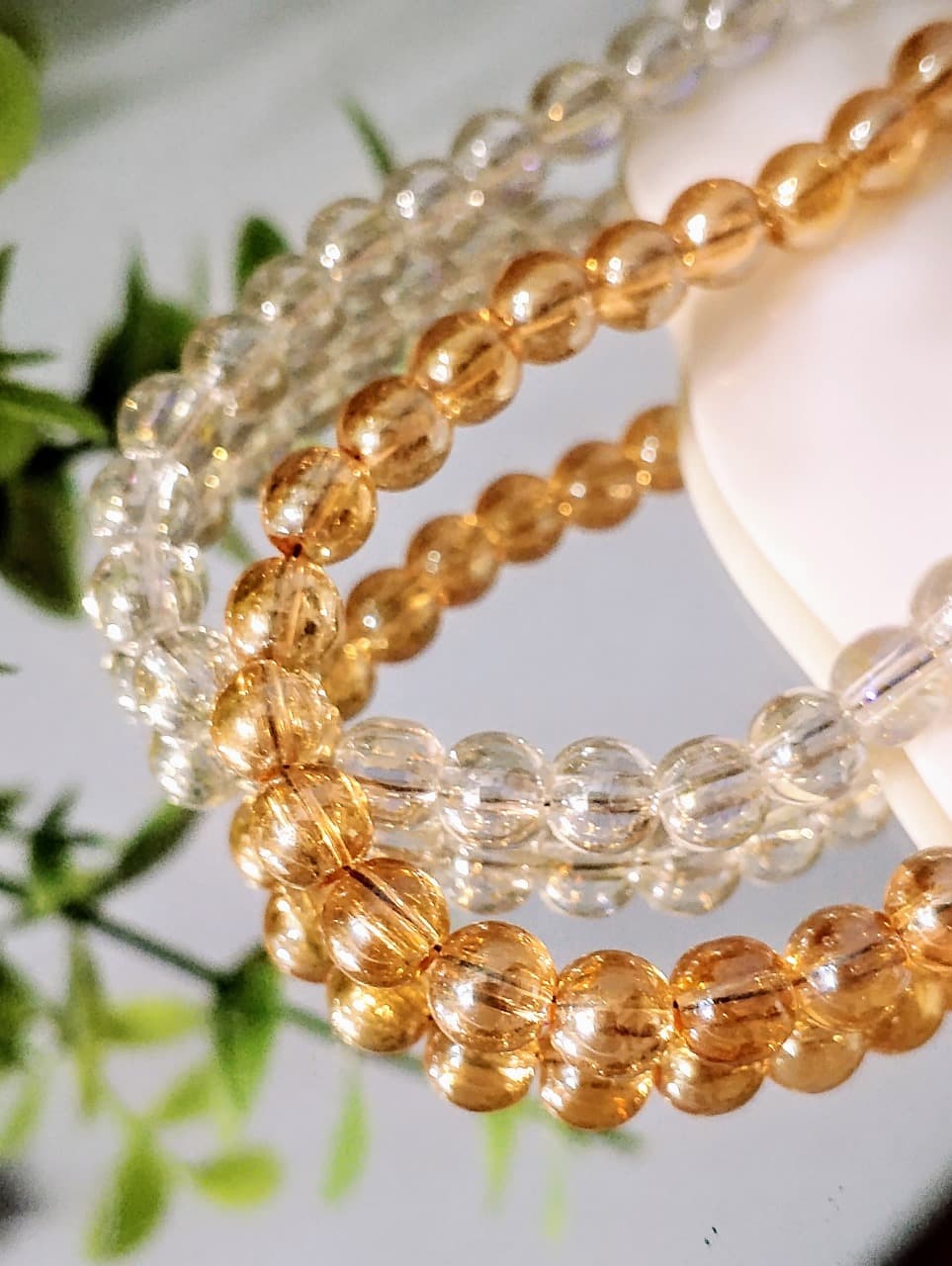 30/100/180pcs Glass Crystal Beads – Transparent Crackle Beads for Jewelry Making & DIY Crafts | 100pcs, 30pcs, 180pcs/lot of Beads