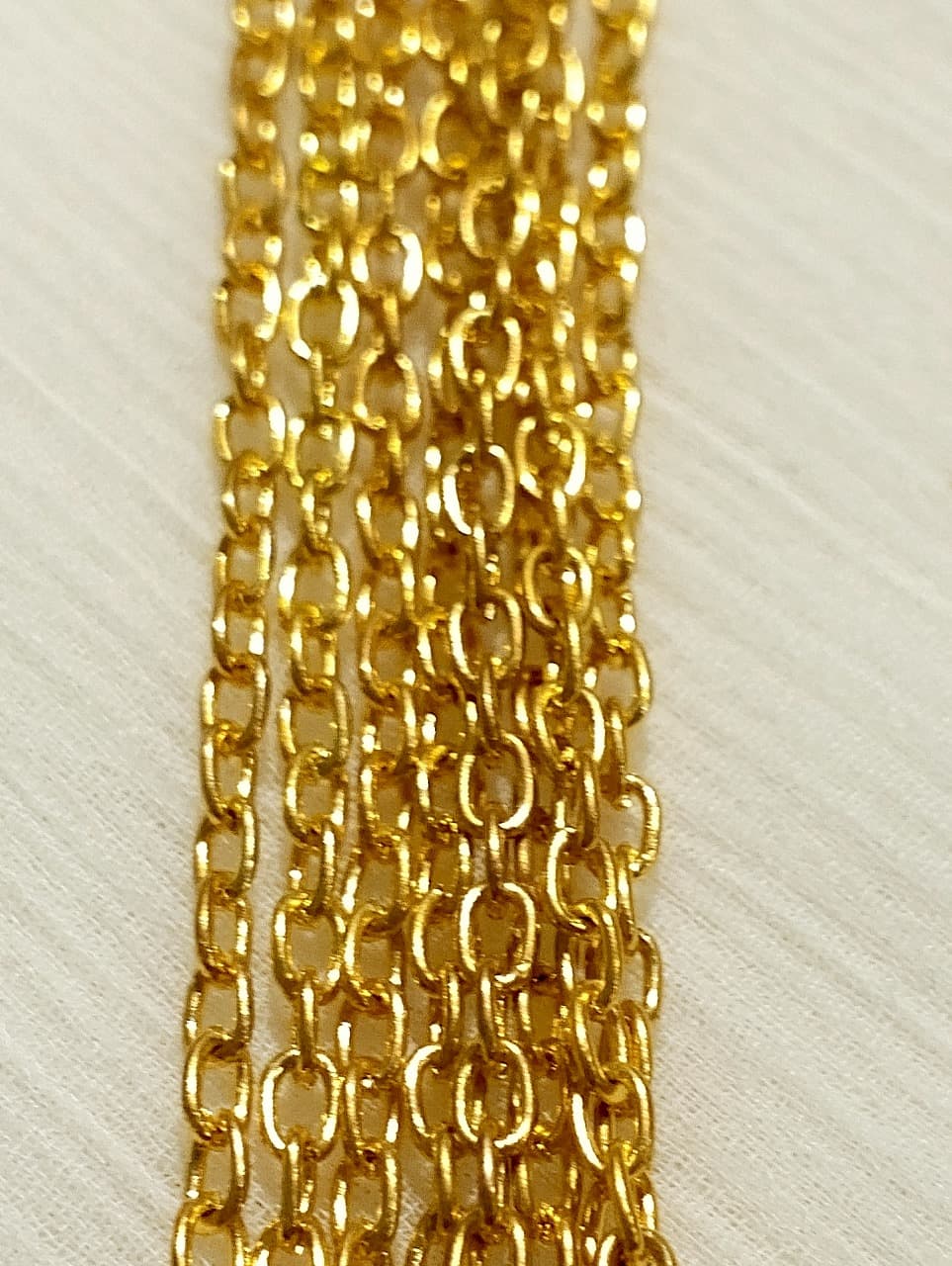 Elegant Gold/Silver Color Chain 5/10 Yards (Gaz) 3mm for DIY Jewelry Making, DIY Crafts & Art Supplies