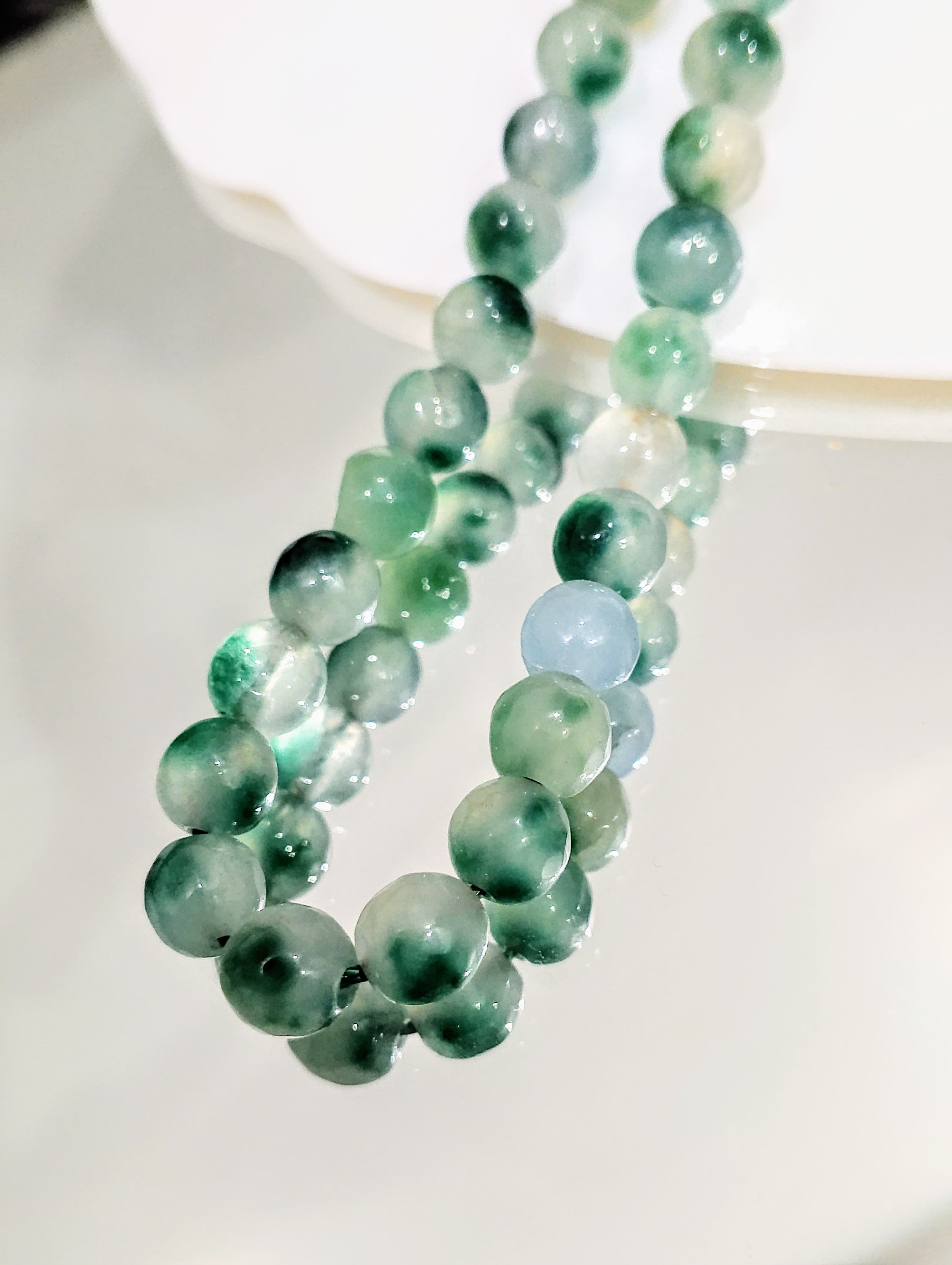 20 pcs Natural Quartz Polished Round Beads – Multi Colors – Jewelry Making Beads | Perfect for making bracelets, necklaces, earrings, keychains, and DIY crafts.