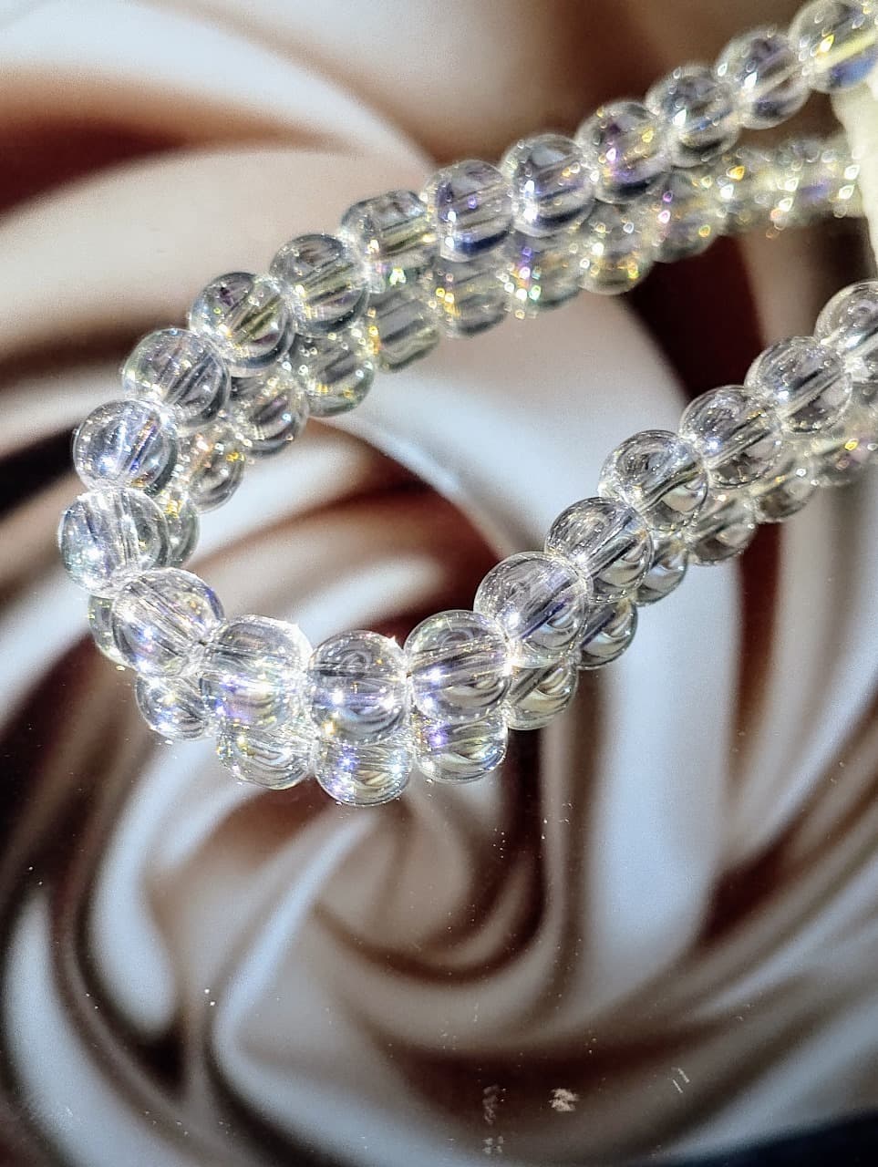 30/100/180pcs Glass Crystal Beads – Transparent Crackle Beads for Jewelry Making & DIY Crafts | 100pcs, 30pcs, 180pcs/lot of Beads