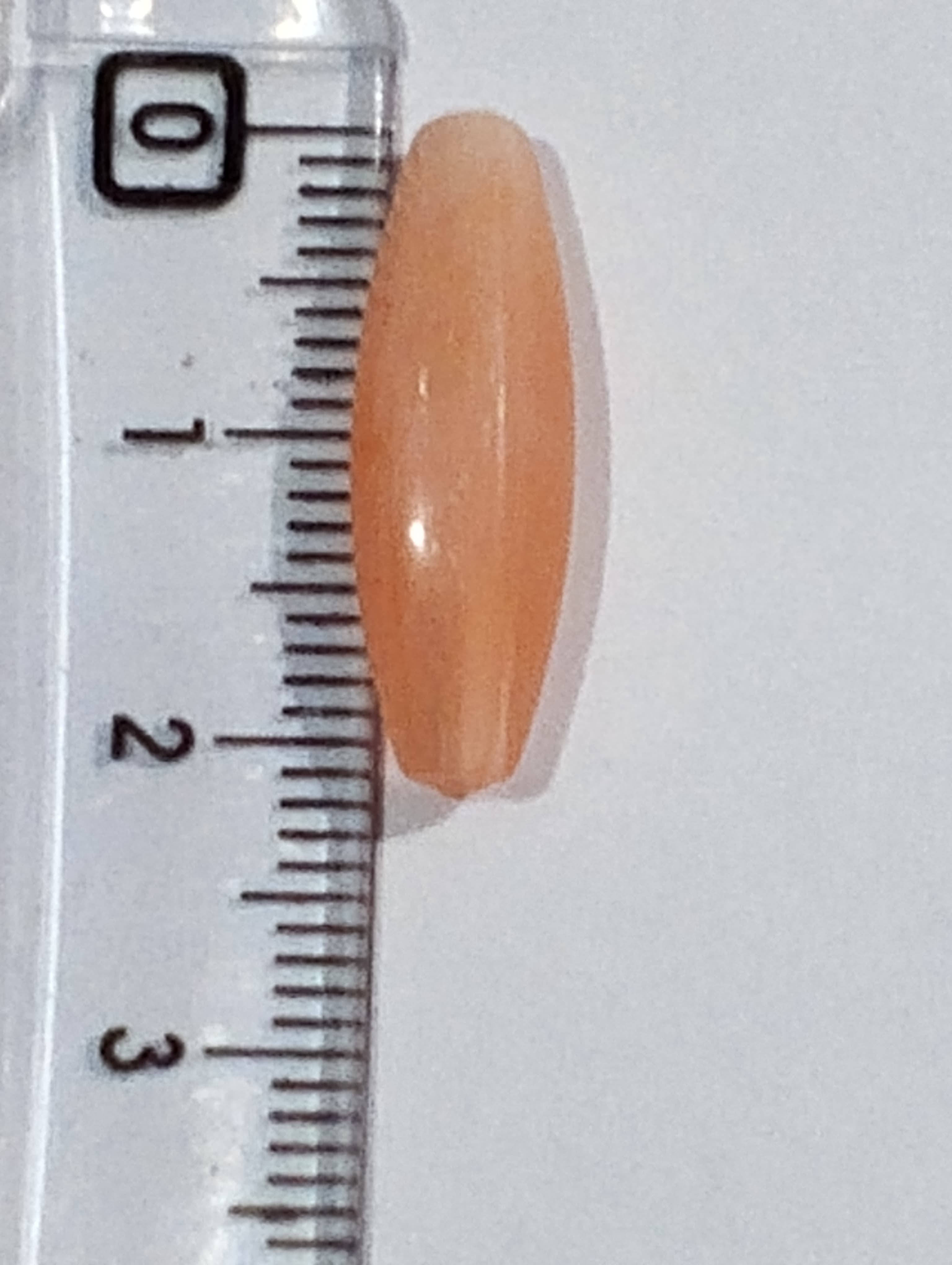Acrylic Long Cut Marble Textured Peach Beads for DIY Crafts - Pack of 40gms - Ideal for DIY, Crafting, Jewelry Making, Jewelry, and Dress Accessories.