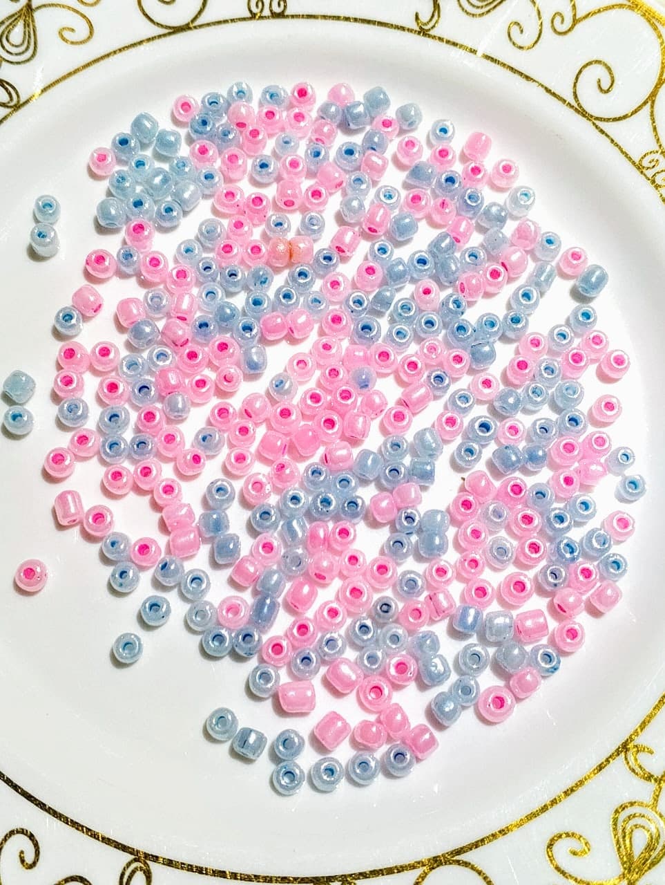 Beads 20g 3x4mm, 2mm Pastel Color Seed Beads for Handmade Jewelry & Craft Projects