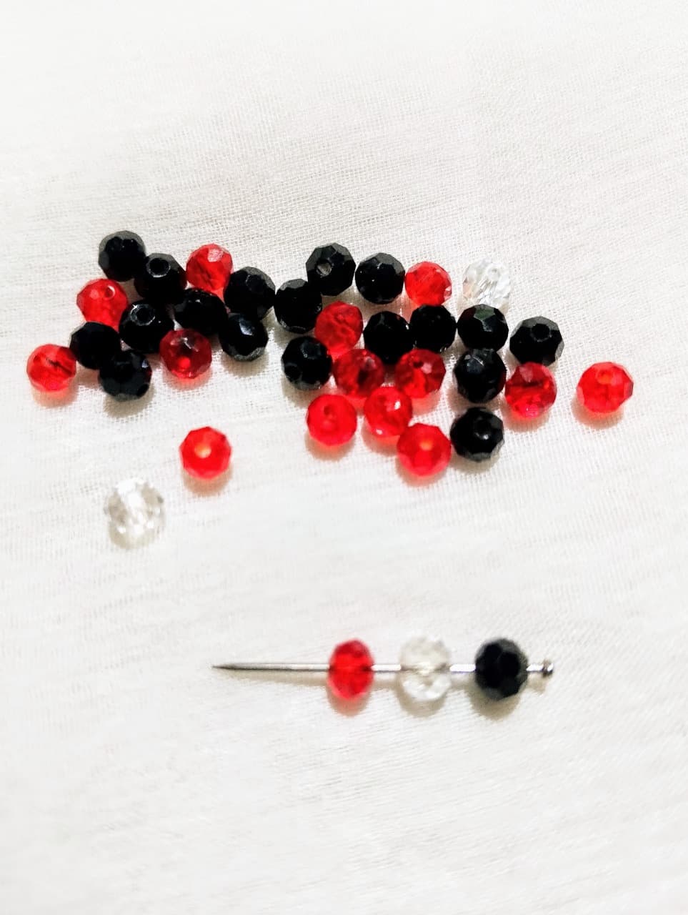 4mm Round Faceted Beads for DIY Crafts. Multicolor Acrylic Crystal Beads. 4 Strings | DIY Jewelry Making, Jewelry, Dress Accessories, Crafts, and Home Décor.