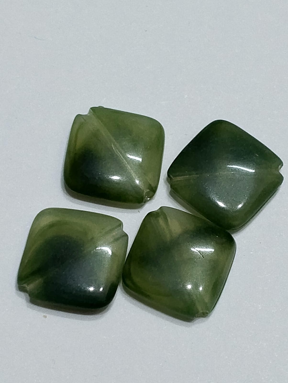 Pack of 40gms Beads, Square Chips Plastic Beads For DIY Jewelry Making, Jewelry, DIY, Dresses And Crafting Accessories.