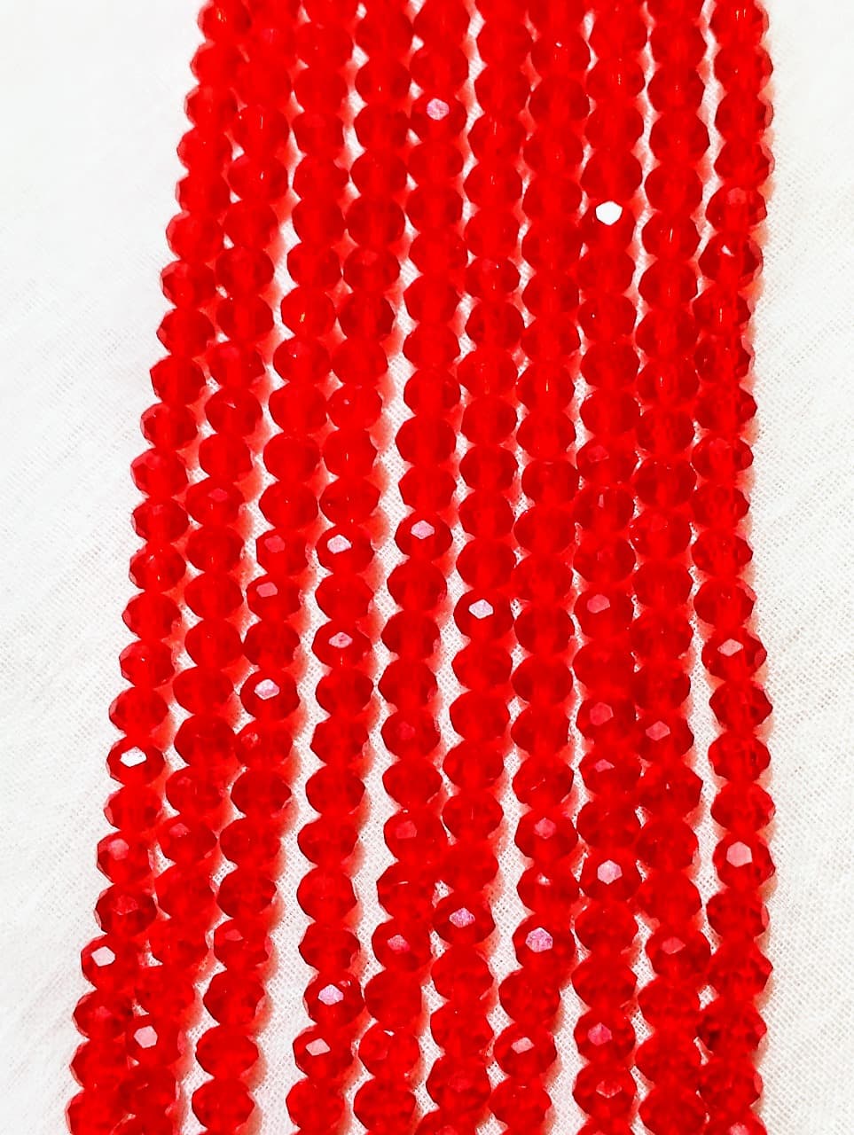 4mm Round Faceted Beads for DIY Crafts. Multicolor Acrylic Crystal Beads. 4 Strings | DIY Jewelry Making, Jewelry, Dress Accessories, Crafts, and Home Décor.