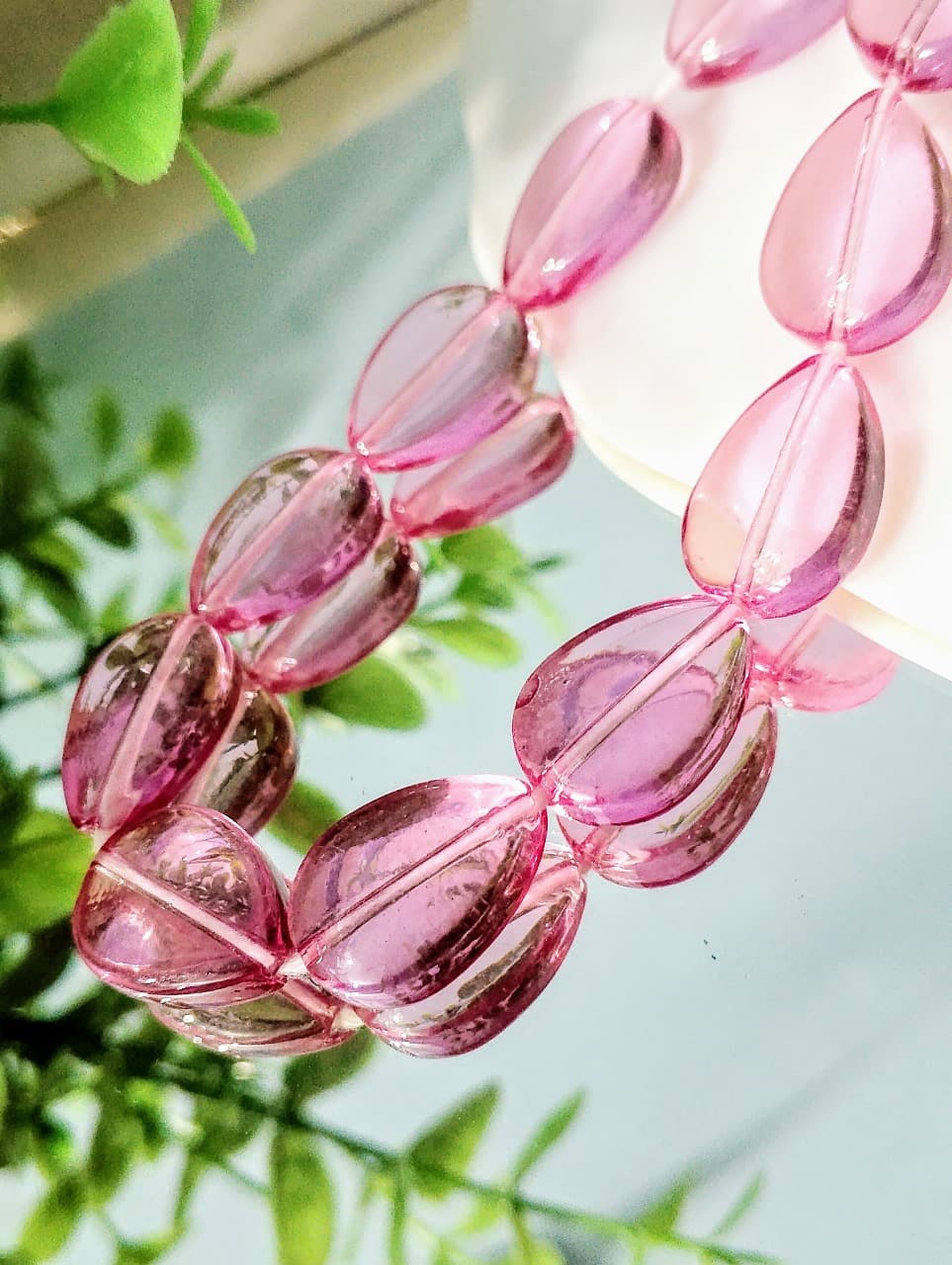 15 Glass Crystal Transparent Multicolor 18mm Droplet Beads for DIY, Jewelry Making, Crafting – 18mm Drop Shape Beads | 26 pcs Mix Set