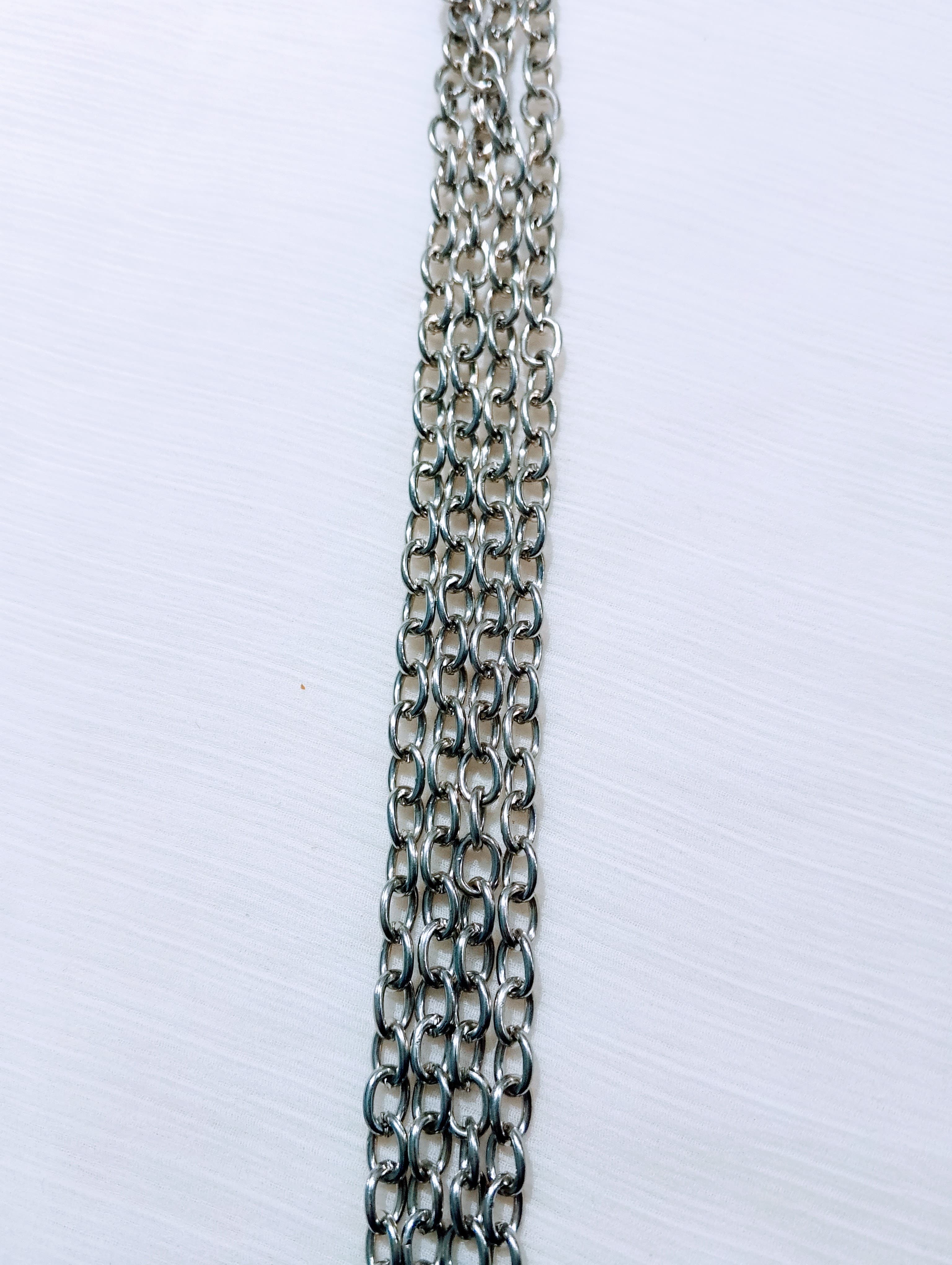 115 cm / 45 Inches 6mm O Shape Durable Metal Chain Links for Crafting and Jewelry | Purse Clutches Cross Body Bags Chain | Perfect for Crafting, Jewelry Making, and Various DIY Projects
