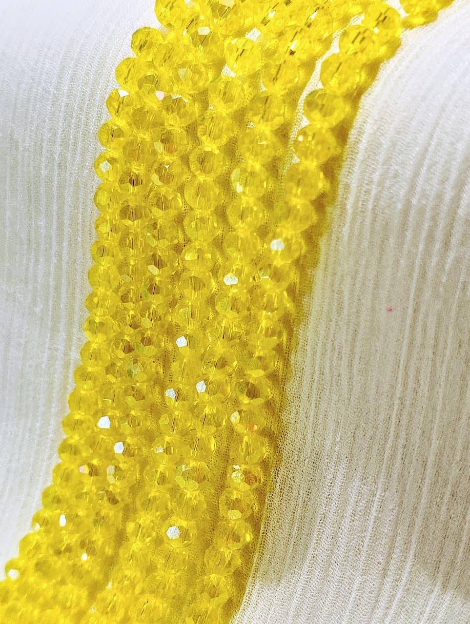 4mm Round Faceted Beads for DIY Crafts. Multicolor Acrylic Crystal Beads. 4 Strings | DIY Jewelry Making, Jewelry, Dress Accessories, Crafts, and Home Décor.