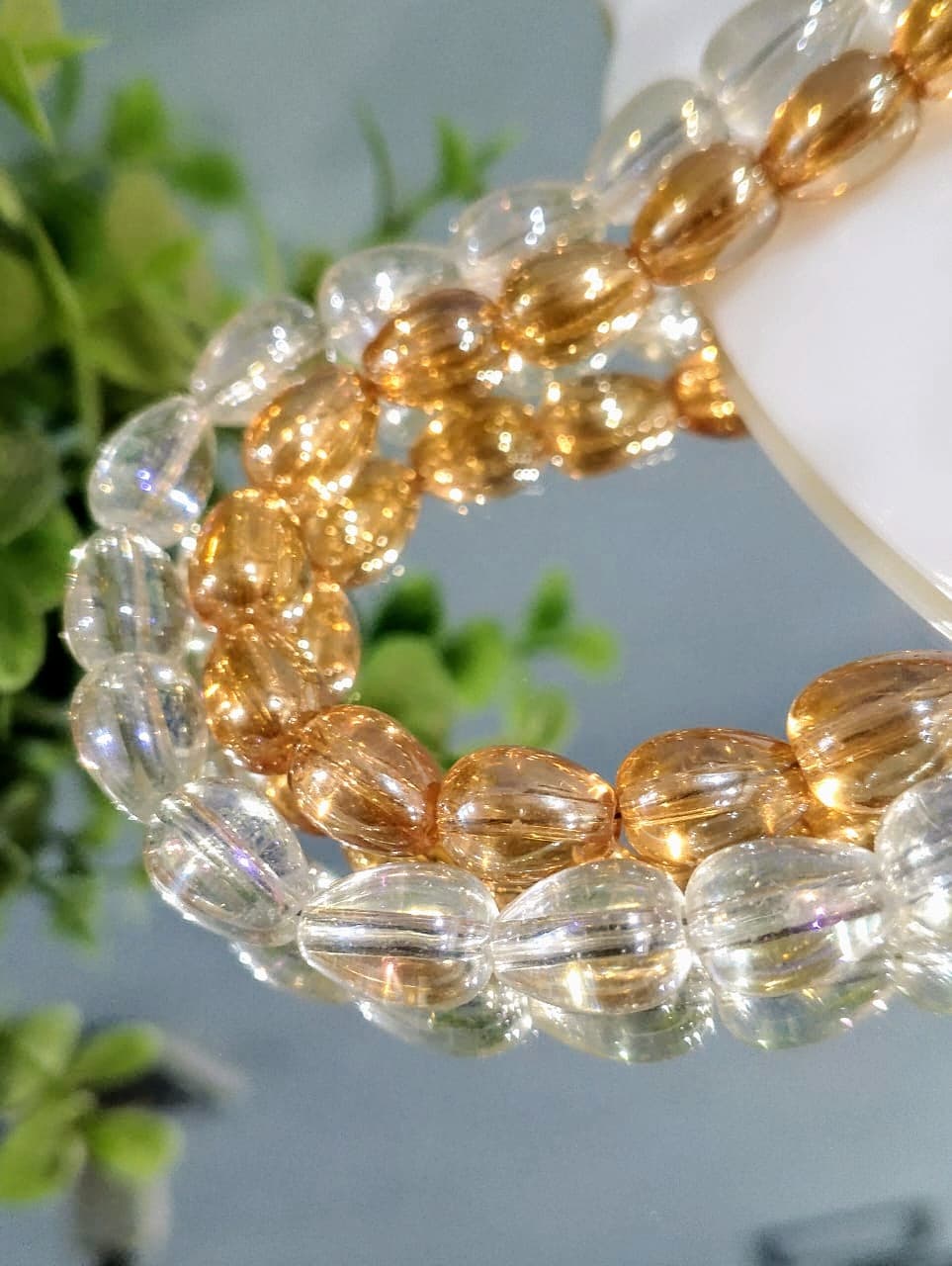 30/100/180pcs Glass Crystal Beads – Transparent Crackle Beads for Jewelry Making & DIY Crafts | 100pcs, 30pcs, 180pcs/lot of Beads