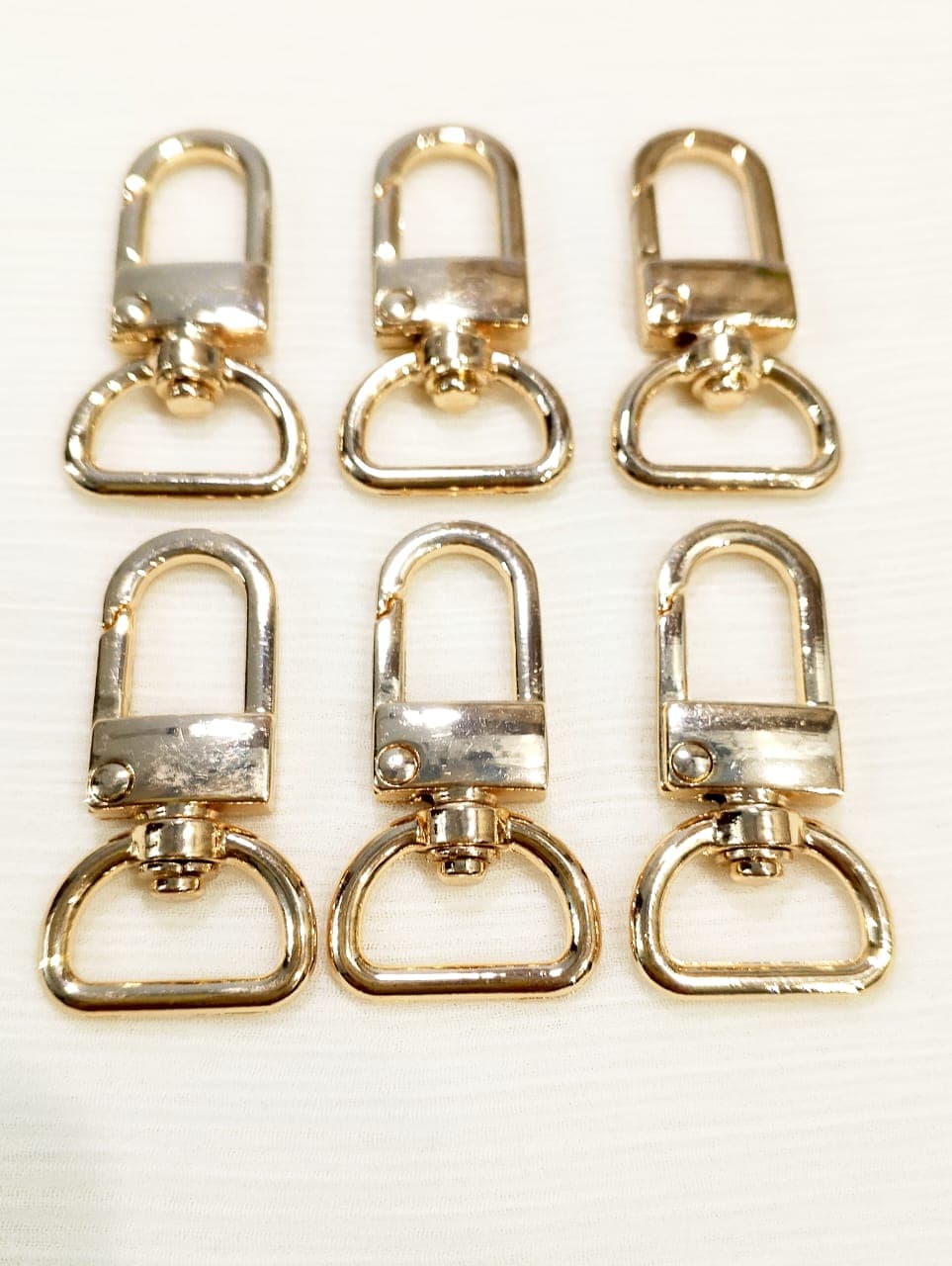 10 High Quality 41mm, 32mm Lock | Metal Swivel Lobster Clasp Hooks Snap Buckles for Bag Strap Keychain DIY Leather Craft Handbag Purse Belt Dog Collar Pet Leash Accessories Rotating Carabiner Clip Hook