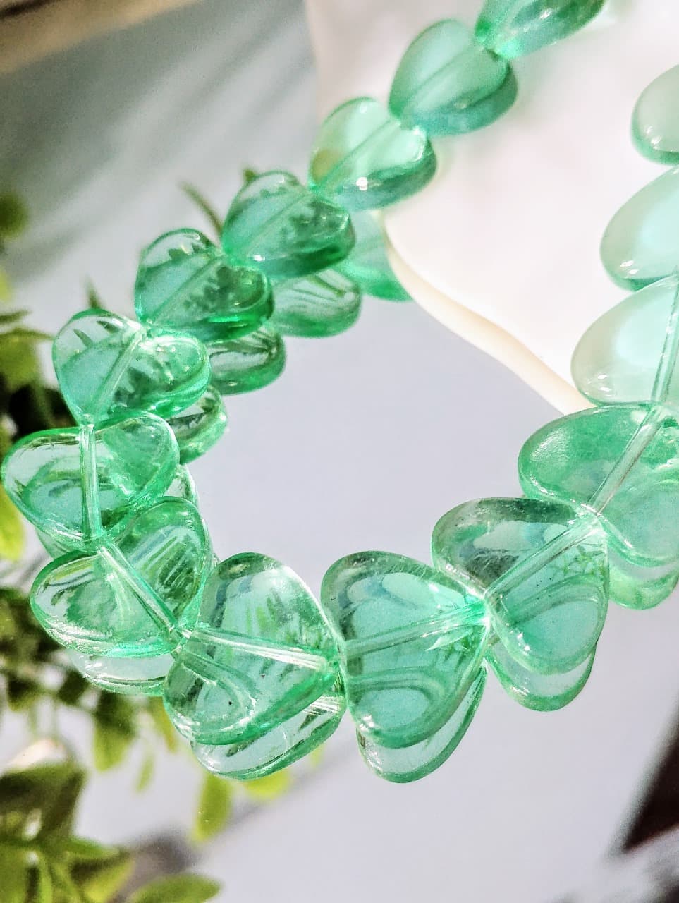 15 Glass Crystal Transparent Multicolor 13mm Heart Beads for DIY, Jewelry Making, Crafting – 13mm Heart Shape Beads | 28 pcs Mix Set