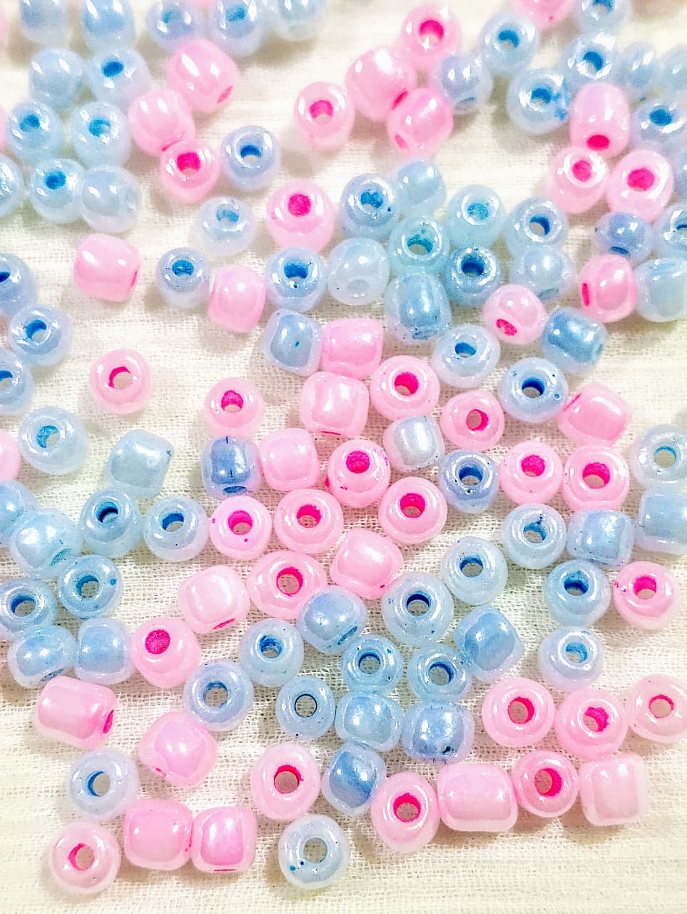 Beads 20g 3x4mm, 2mm Pastel Color Seed Beads for Handmade Jewelry & Craft Projects