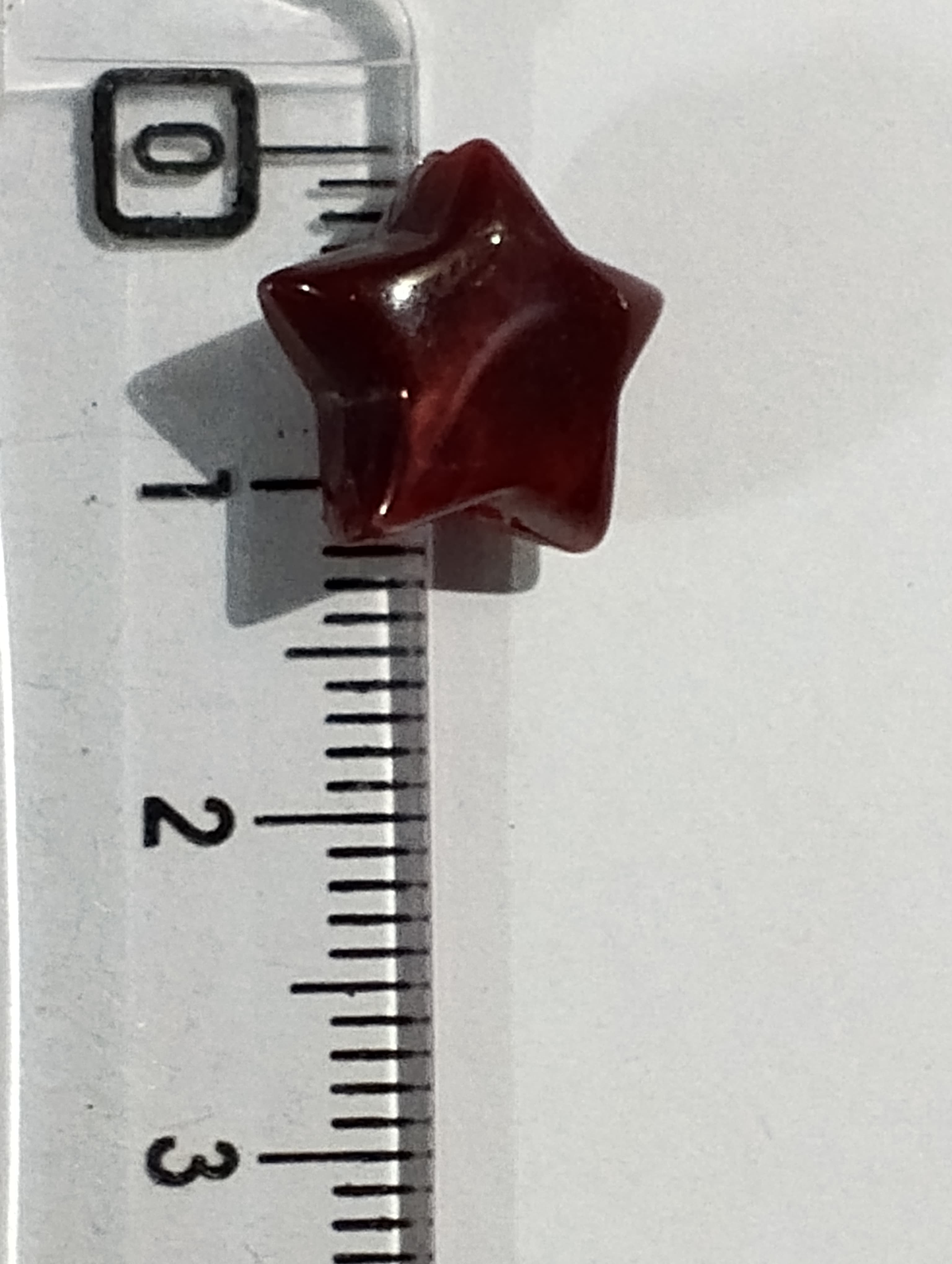 Rust Blue Maroon Star Marble Acrylic Plastic Beads - Pack of 40gms- Ideal for DIY Jewelry Making, Jewelry, and Dress Accessories.