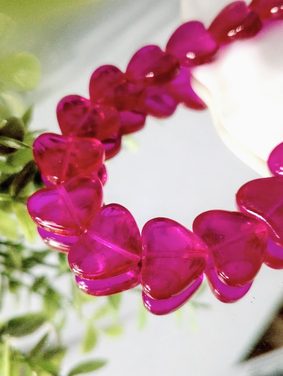 15 Glass Crystal Transparent Multicolor 13mm Heart Beads for DIY, Jewelry Making, Crafting – 13mm Heart Shape Beads | 28 pcs Mix Set