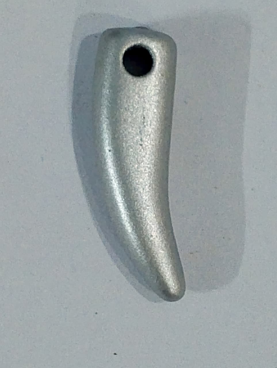 Unique Beads for Unique Crafts. Silver Long Curve Tussle Plastic Beads. Pack of 40gms Beads, For DIY Jewelry Making, Crafting, Home Decor, And Dress Accessories.