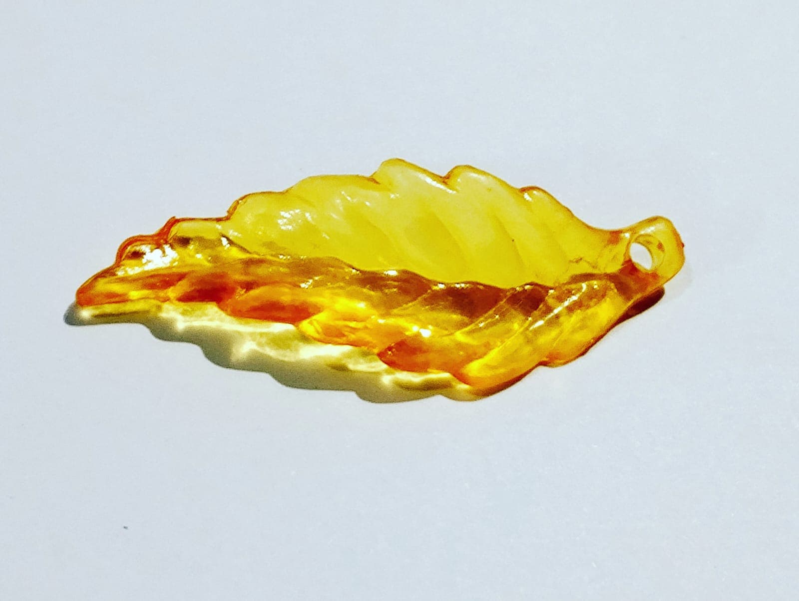Pack of 40gms Beads, Yellow Curved Leaf Tussle (Latkan) Acrylic Beads For DIY Jewelry Making, Jewelry, DIY, And Crafting Accessories