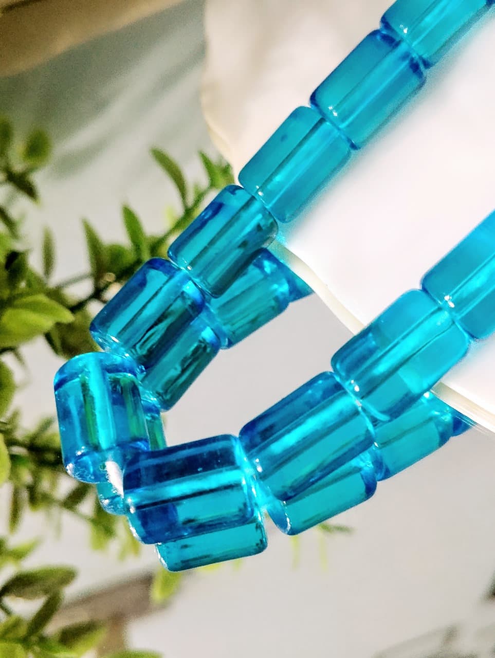 15 Glass Crystal Transparent Multicolor 14mm* 10mm Cylinder Beads for DIY, Jewelry Making, Crafting – 14mm* 10mm Cylinder Shape Beads | 26 pcs Mix Set