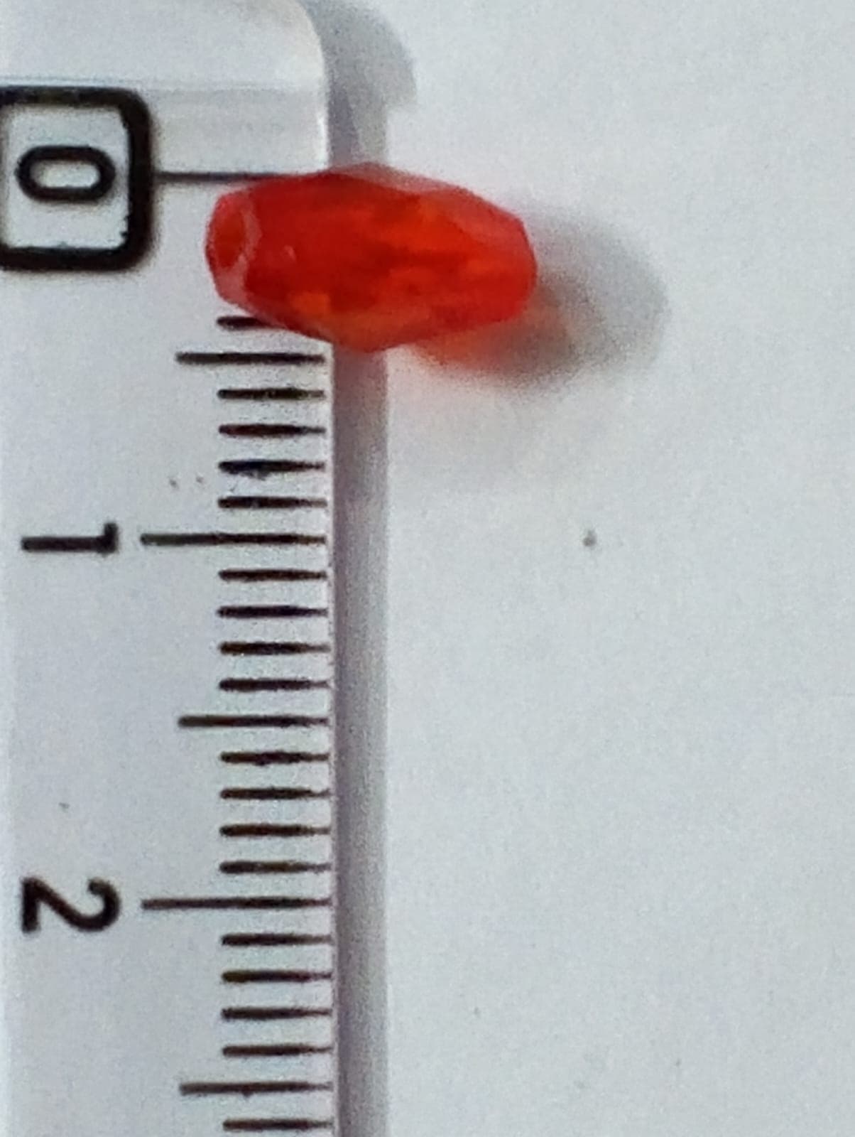 Red Cylinder Cut Acrylic Beads for DIY Crafts - Pack of 40gms - Ideal for DIY Jewelry Making, Jewelry, and Dress Accessories.