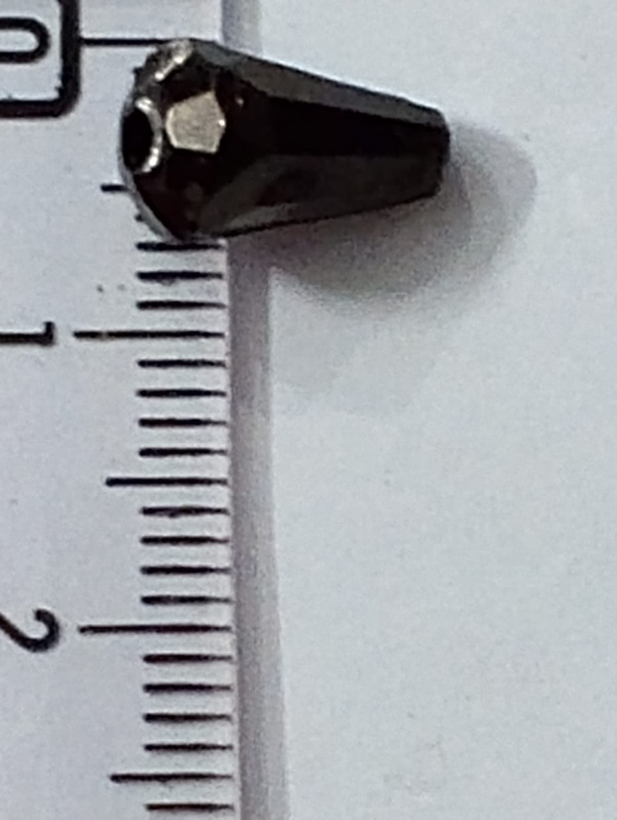Black Drop Faceted Acrylic Beads - Pack of 40gms - Ideal for DIY Jewelry Making, Jewelry, and Dress Accessories.