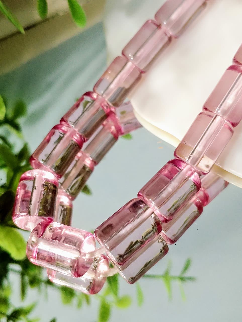 15 Glass Crystal Transparent Multicolor 14mm* 10mm Cylinder Beads for DIY, Jewelry Making, Crafting – 14mm* 10mm Cylinder Shape Beads | 26 pcs Mix Set