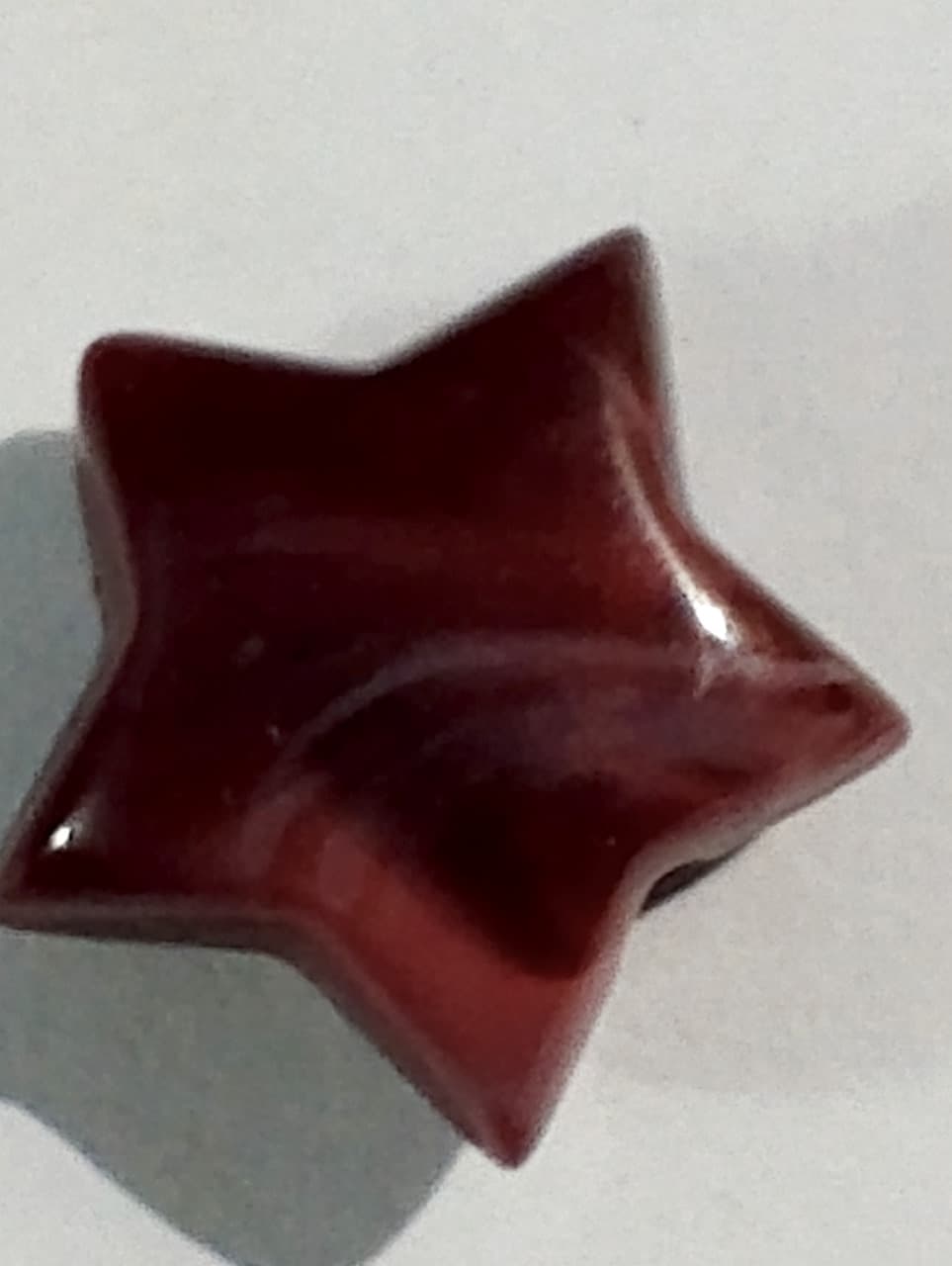 Rust Blue Maroon Star Marble Acrylic Plastic Beads - Pack of 40gms- Ideal for DIY Jewelry Making, Jewelry, and Dress Accessories.