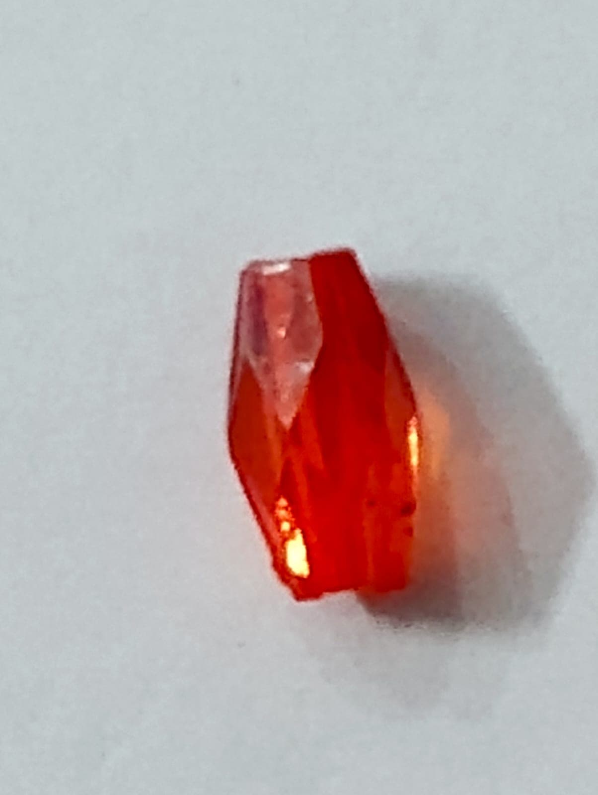 Red Cylinder Cut Acrylic Beads for DIY Crafts - Pack of 40gms - Ideal for DIY Jewelry Making, Jewelry, and Dress Accessories.