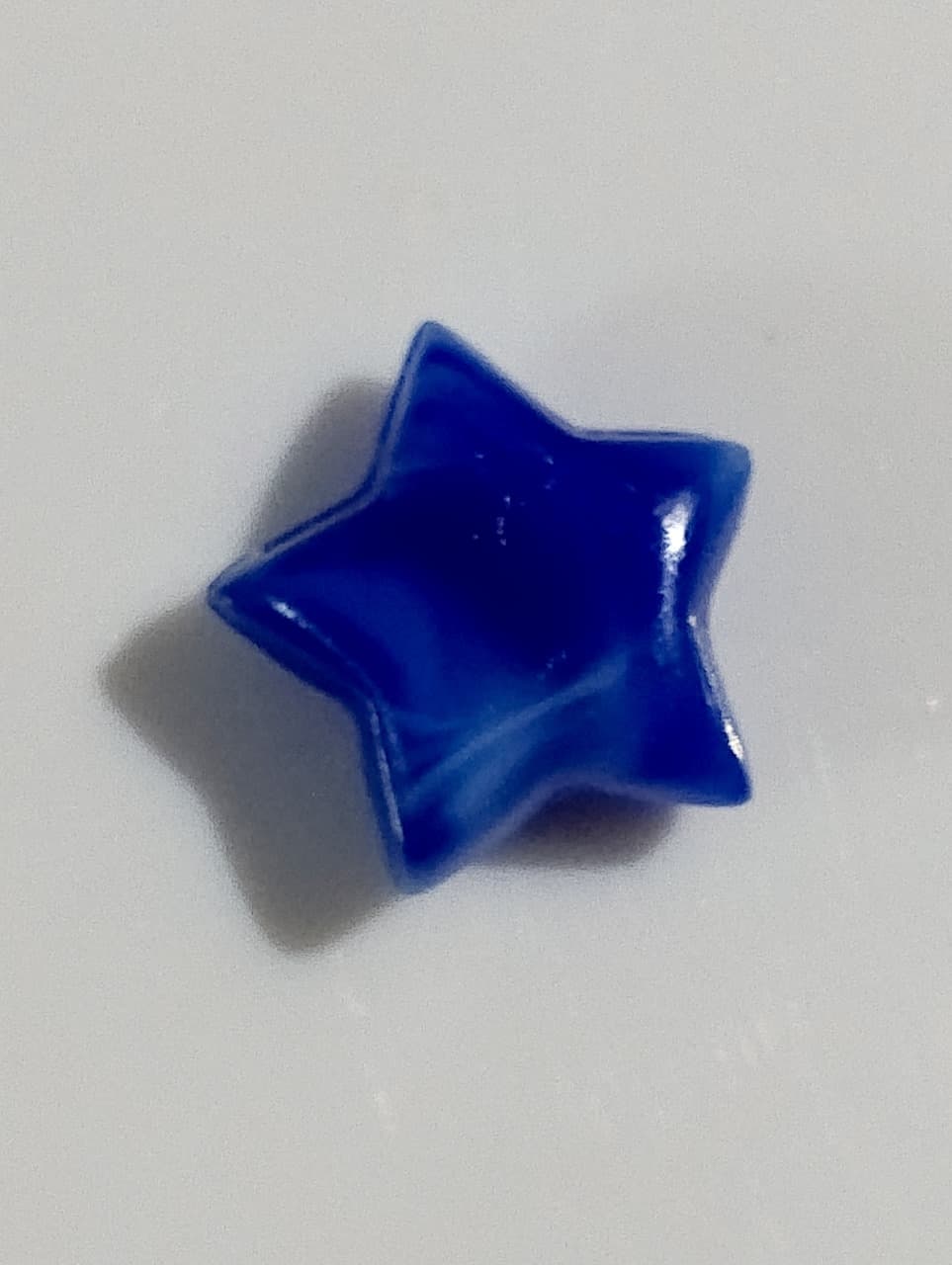 Rust Blue Maroon Star Marble Acrylic Plastic Beads - Pack of 40gms- Ideal for DIY Jewelry Making, Jewelry, and Dress Accessories.