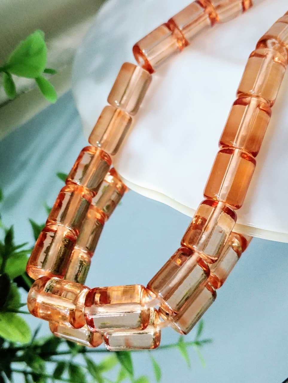 15 Glass Crystal Transparent Multicolor 14mm* 10mm Cylinder Beads for DIY, Jewelry Making, Crafting – 14mm* 10mm Cylinder Shape Beads | 26 pcs Mix Set