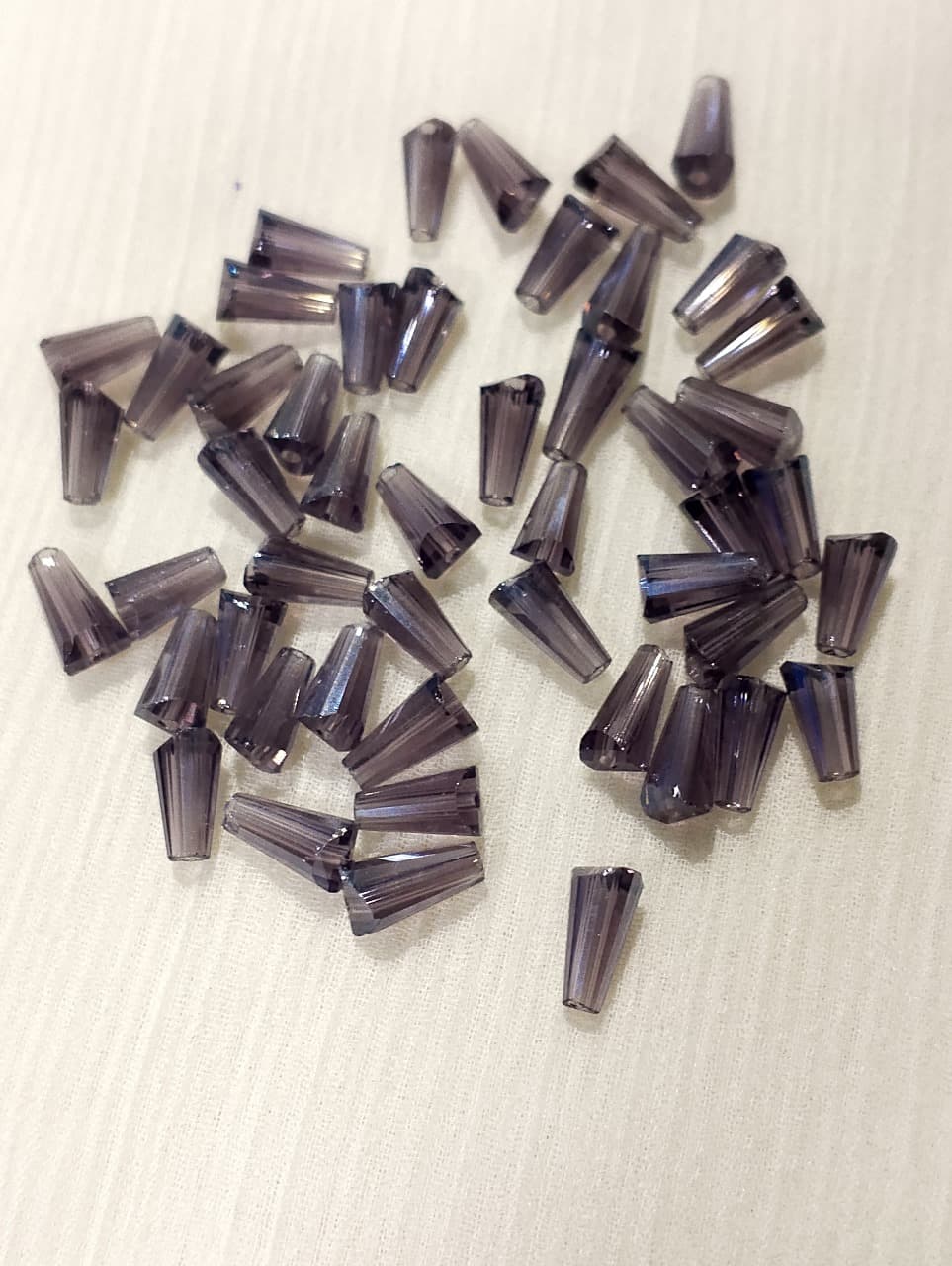 Beads 8x4mm Cone Shape Glass Beads – Color Options – Pack of 100 – For Jewelry Making, Bracelets, Necklaces, DIY Crafts