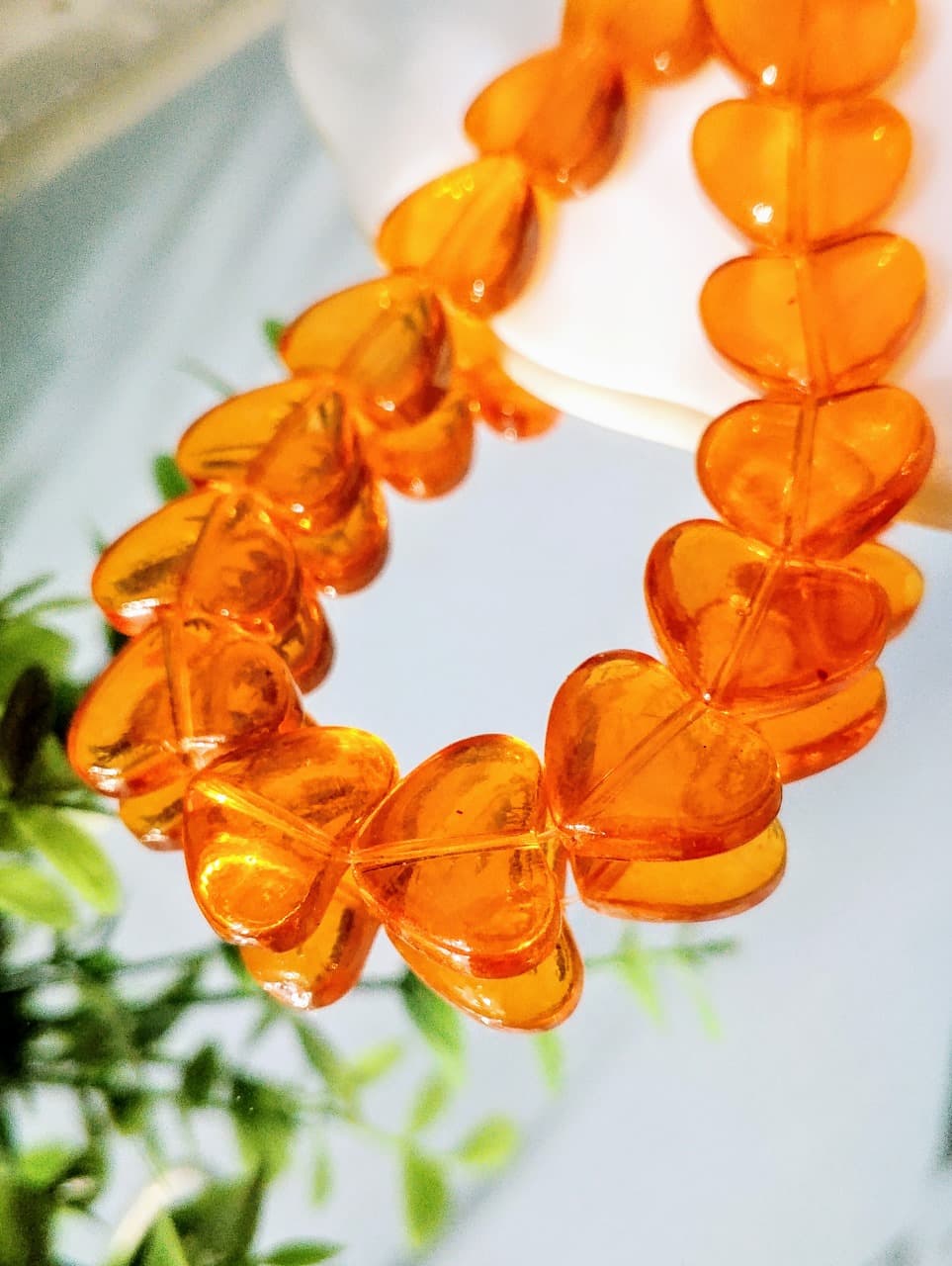 15 Glass Crystal Transparent Multicolor 13mm Heart Beads for DIY, Jewelry Making, Crafting – 13mm Heart Shape Beads | 28 pcs Mix Set