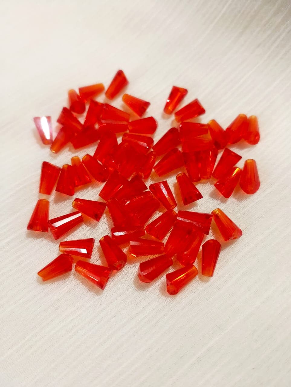 Beads 8x4mm Cone Shape Glass Beads – Color Options – Pack of 100 – For Jewelry Making, Bracelets, Necklaces, DIY Crafts