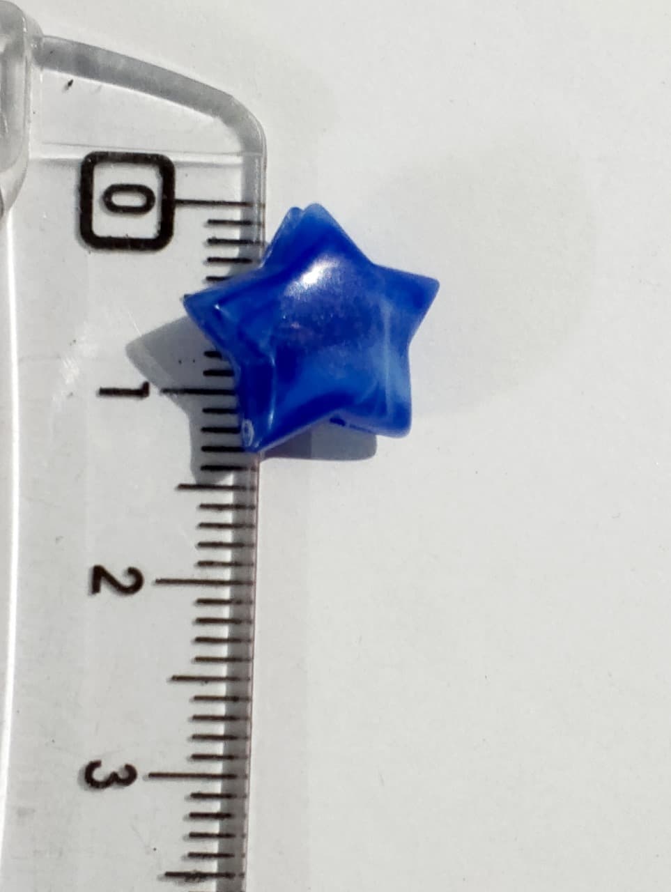 Rust Blue Maroon Star Marble Acrylic Plastic Beads - Pack of 40gms- Ideal for DIY Jewelry Making, Jewelry, and Dress Accessories.